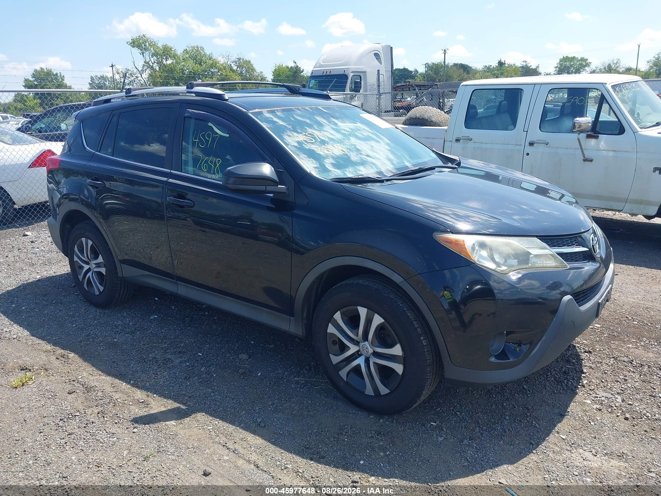 2015 Toyota Rav4 Le Black vin: 2T3BFREV0FW310735