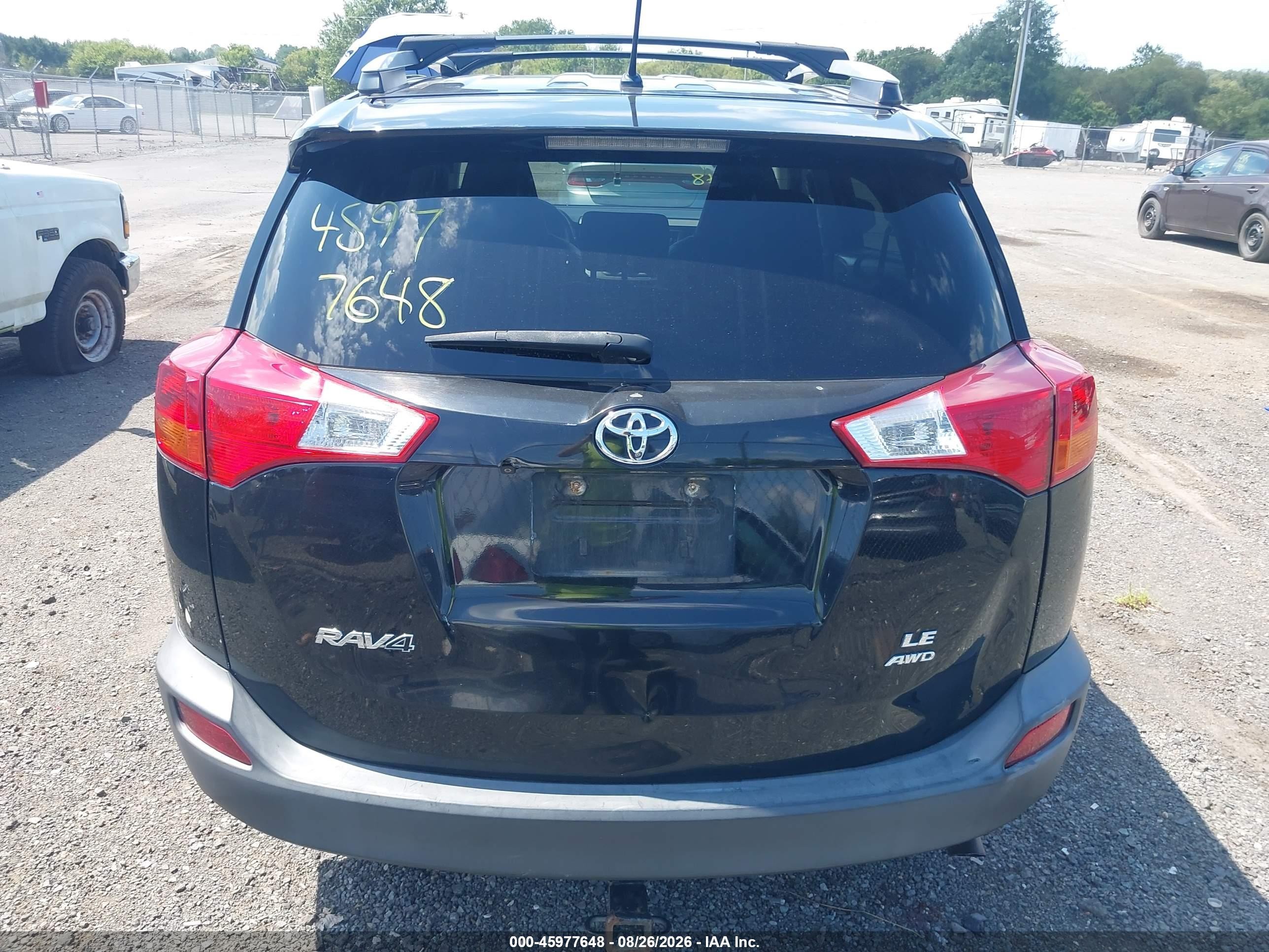 2015 Toyota Rav4 Le Black vin: 2T3BFREV0FW310735