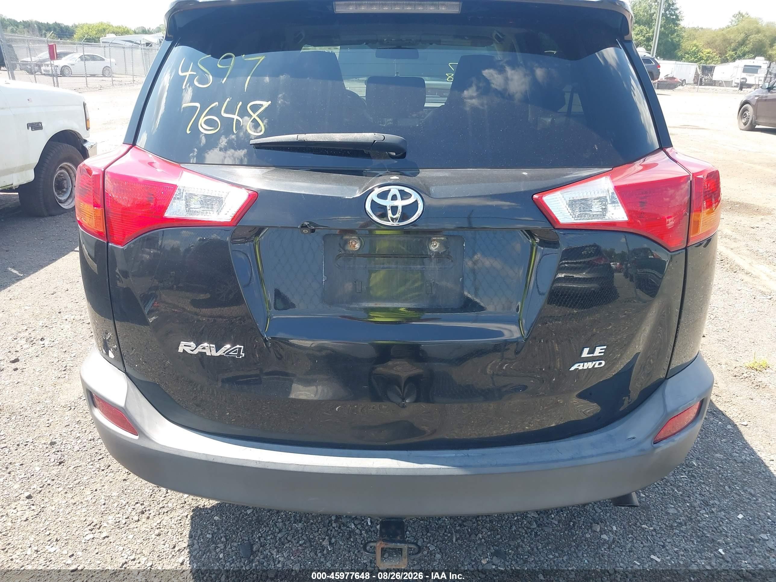 2015 Toyota Rav4 Le Black vin: 2T3BFREV0FW310735