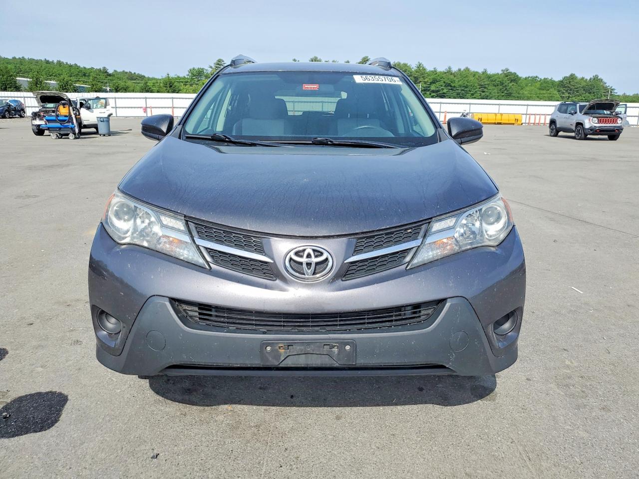 2015 Toyota Rav4 Le Серый vin: 2T3BFREV0FW350068