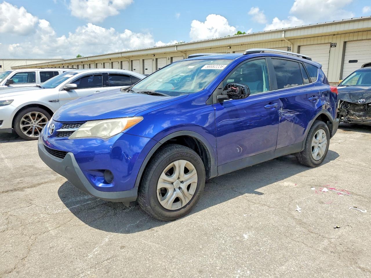 2015 Toyota Rav4 Le Blue vin: 2T3BFREV0FW380218