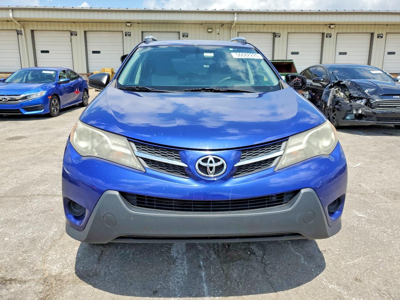 2015 Toyota Rav4 Le Blue vin: 2T3BFREV0FW380218
