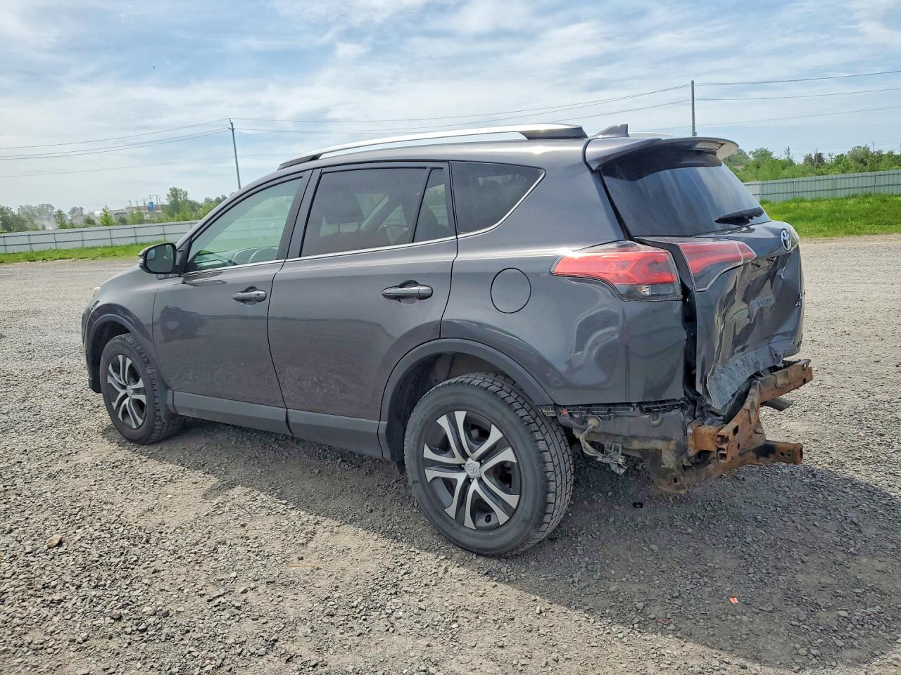 2017 Toyota Rav4 Le Серый vin: 2T3BFREV0HW613680