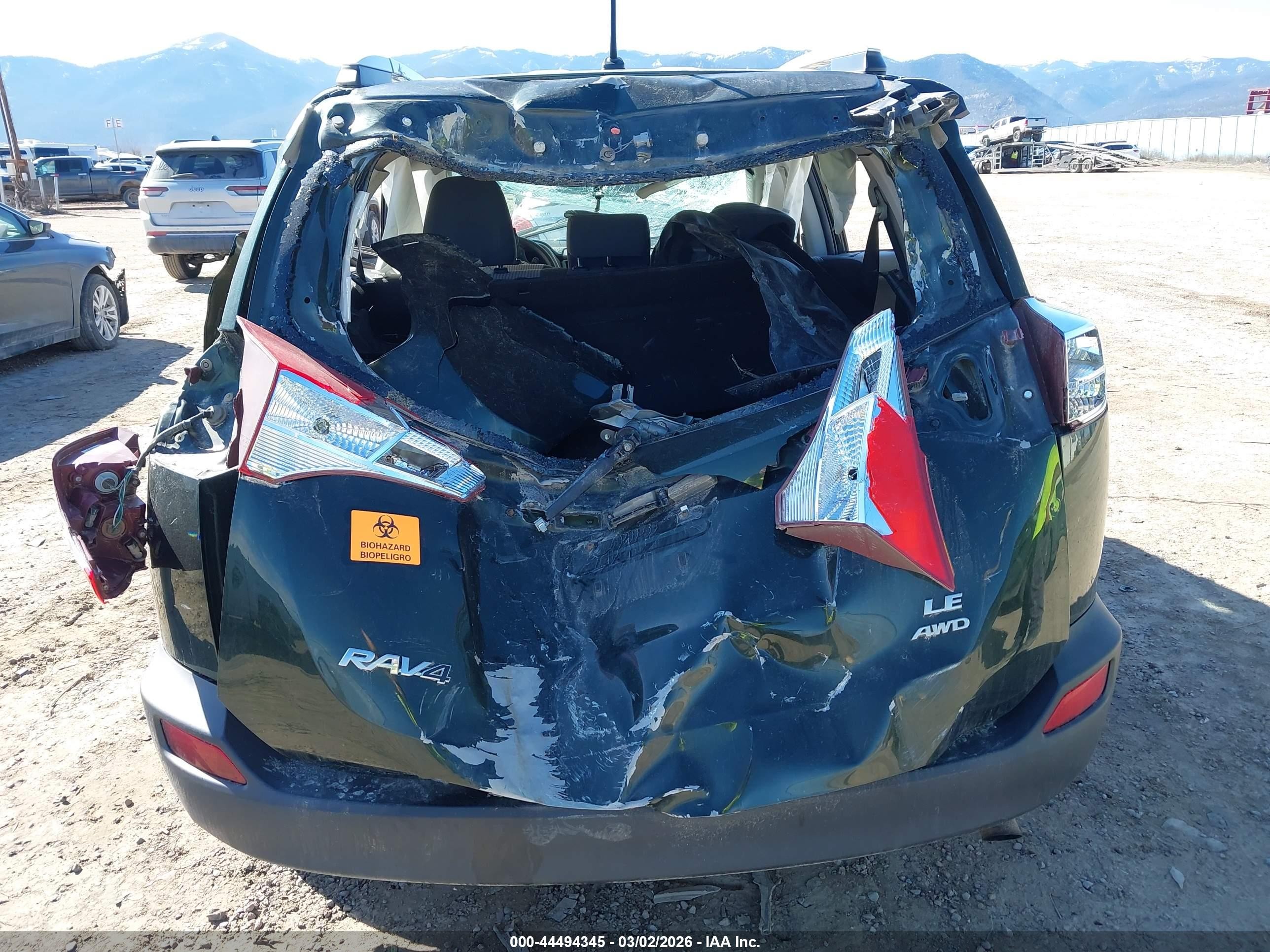 2013 Toyota Rav4 Le Green vin: 2T3BFREV1DW010215