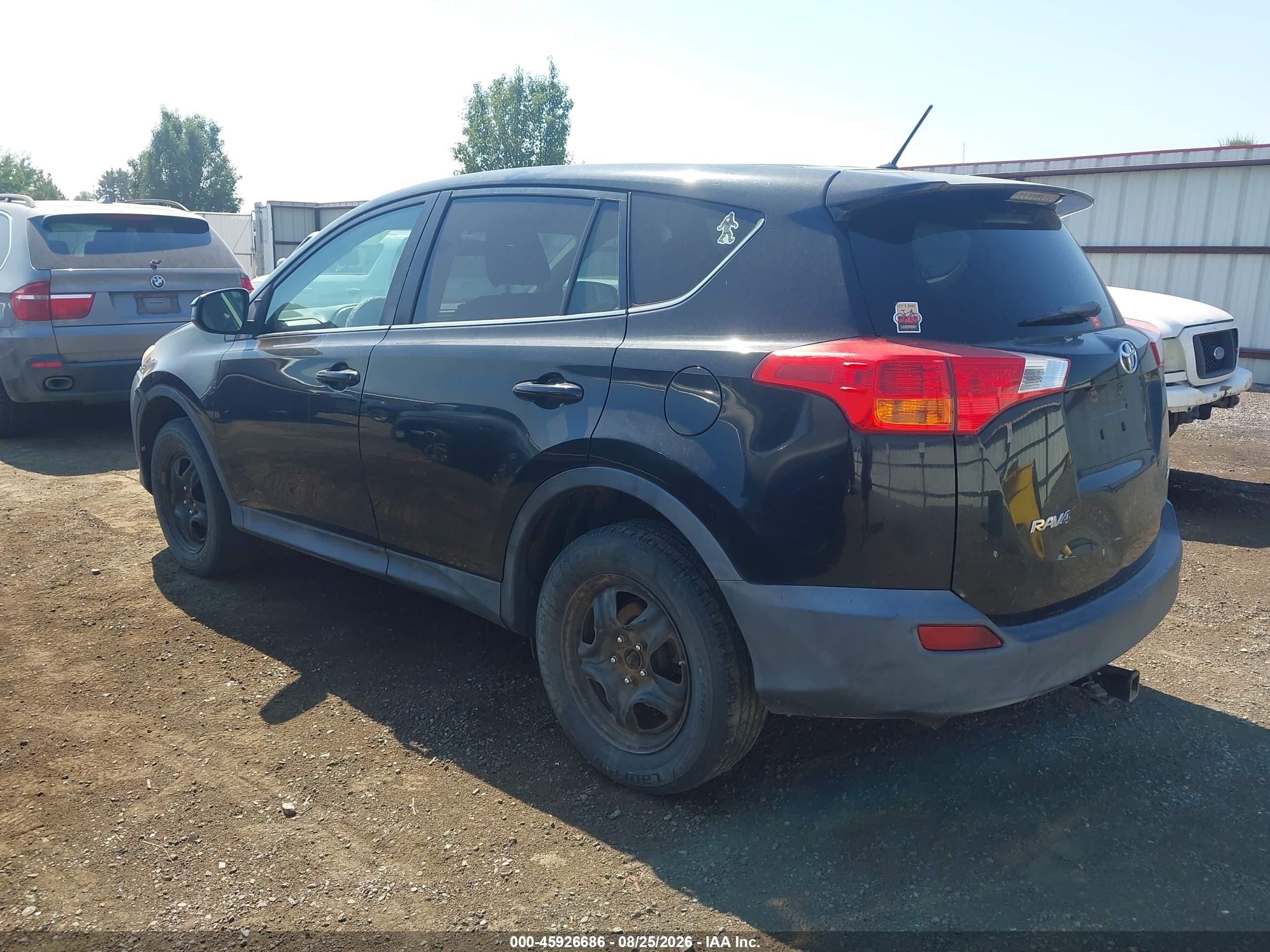 2013 Toyota Rav4 Le Black vin: 2T3BFREV1DW012532