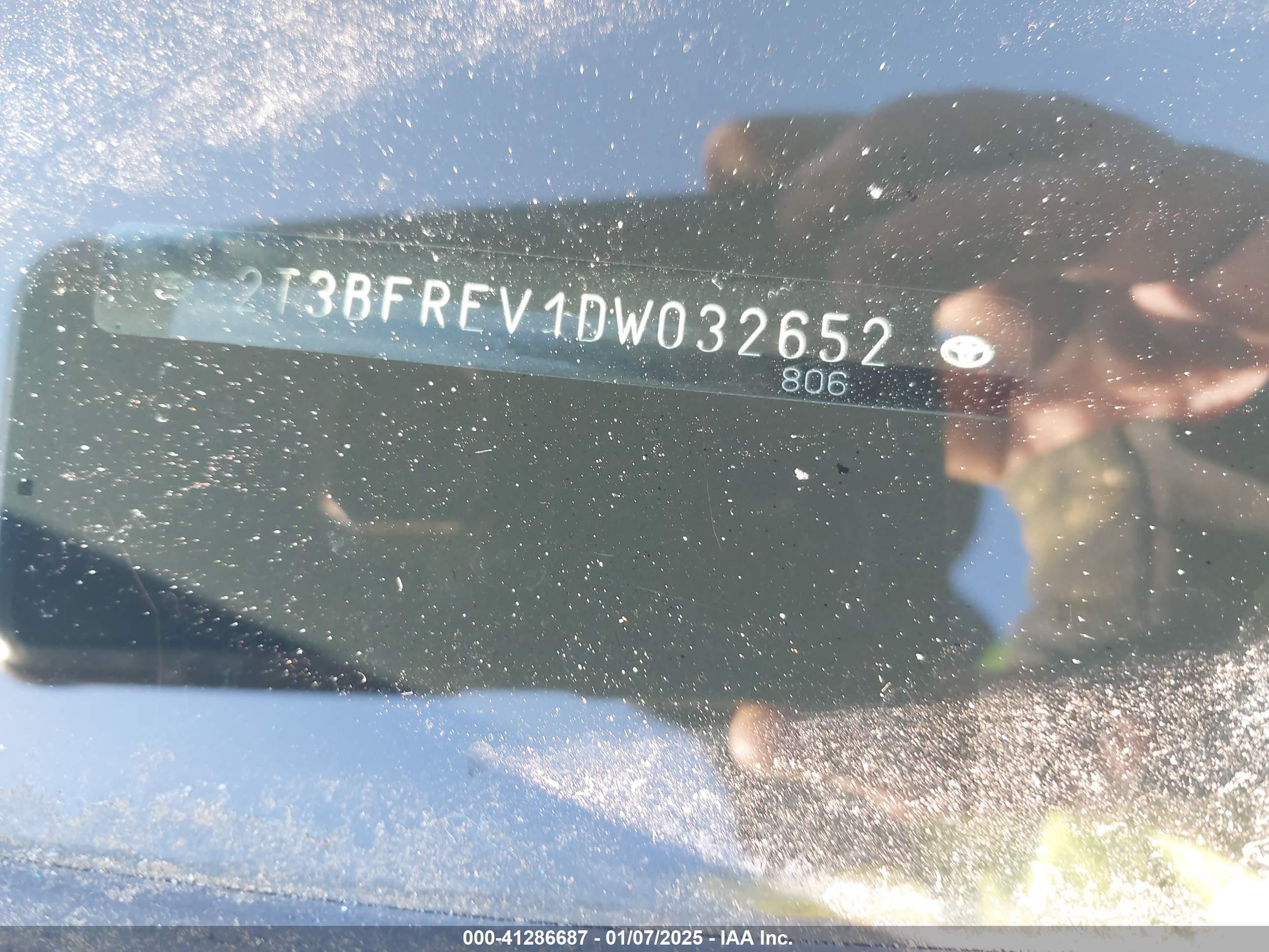 2T3BFREV1DW032652 — 2013 TOYOTA RAV4 History & VIN | AutoHelperBot