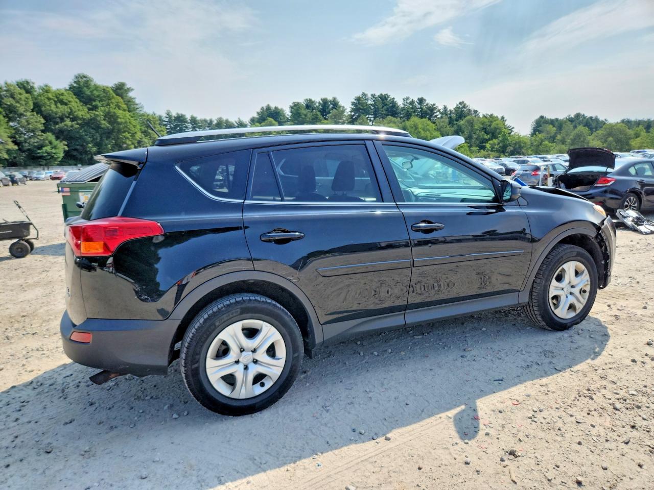 2013 Toyota Rav4 Le Черный vin: 2T3BFREV1DW032974
