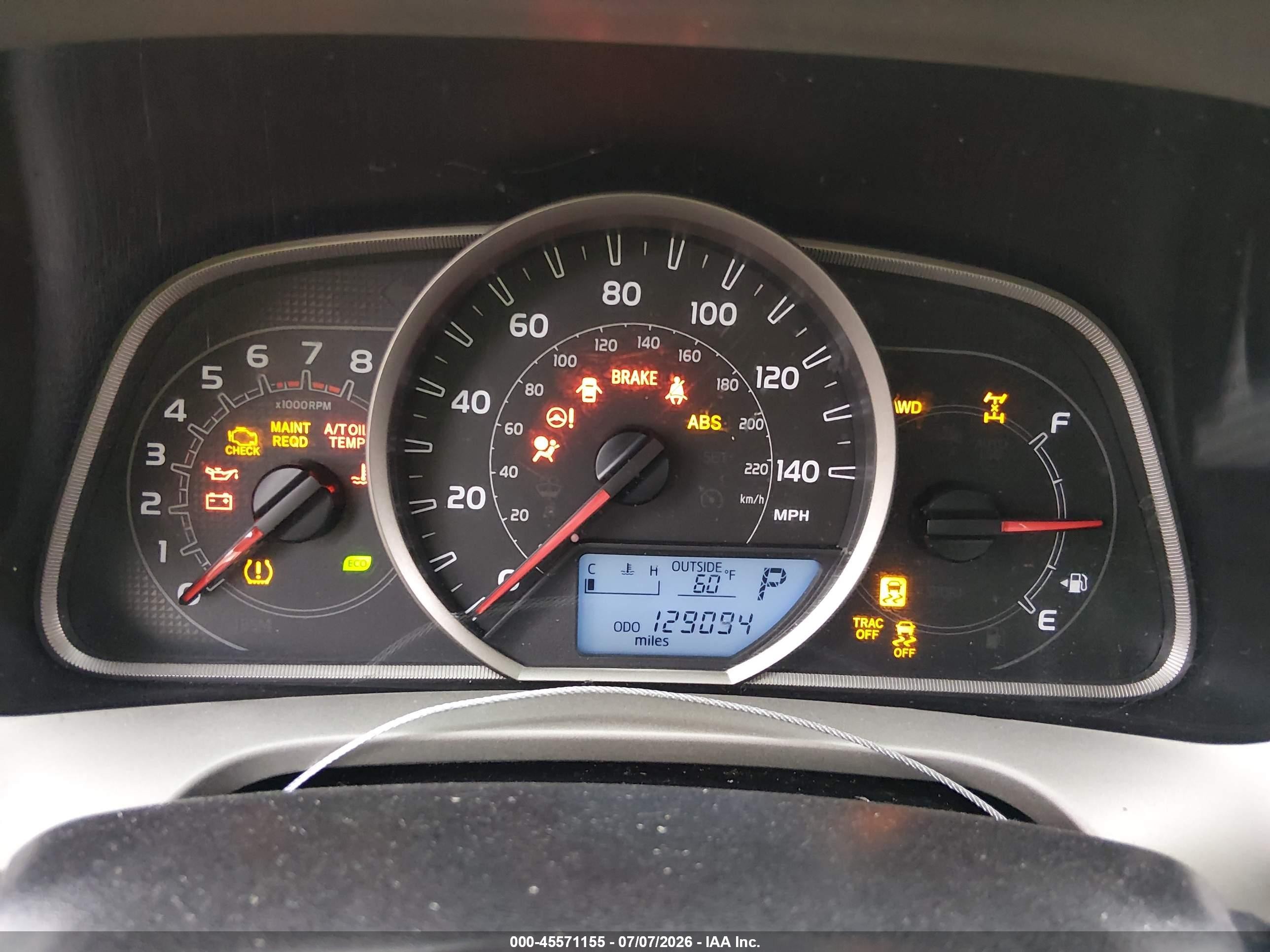 2013 Toyota Rav4 Le White vin: 2T3BFREV1DW084539