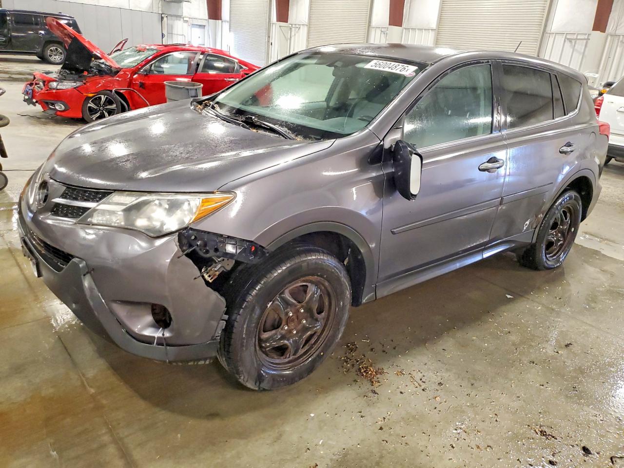 2013 Toyota Rav4 Le Gray vin: 2T3BFREV1DW118611