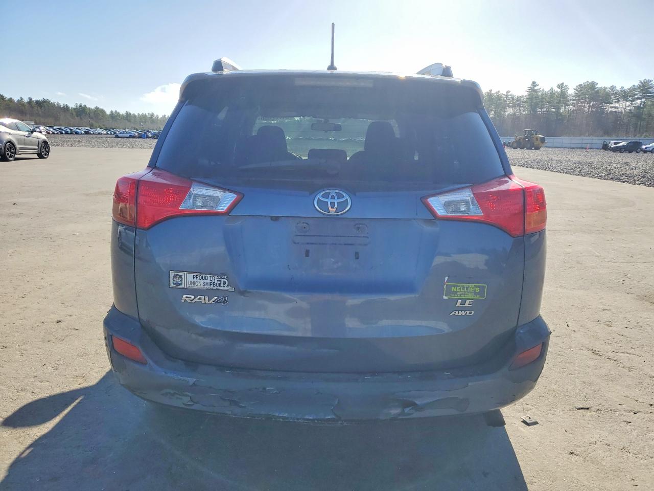 2013 Toyota Rav4 Le Blue vin: 2T3BFREV1DW124103