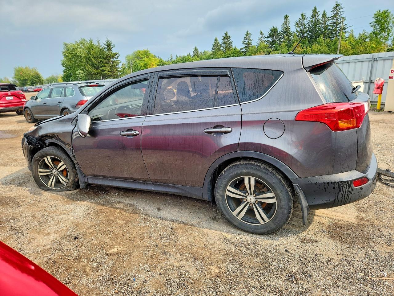 2014 Toyota Rav4 Le Gray vin: 2T3BFREV1EW155613