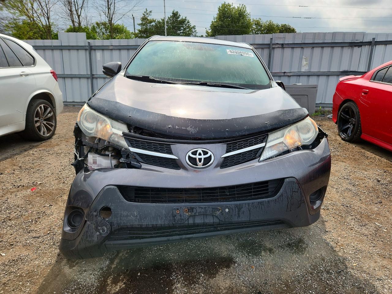 2014 Toyota Rav4 Le Gray vin: 2T3BFREV1EW155613