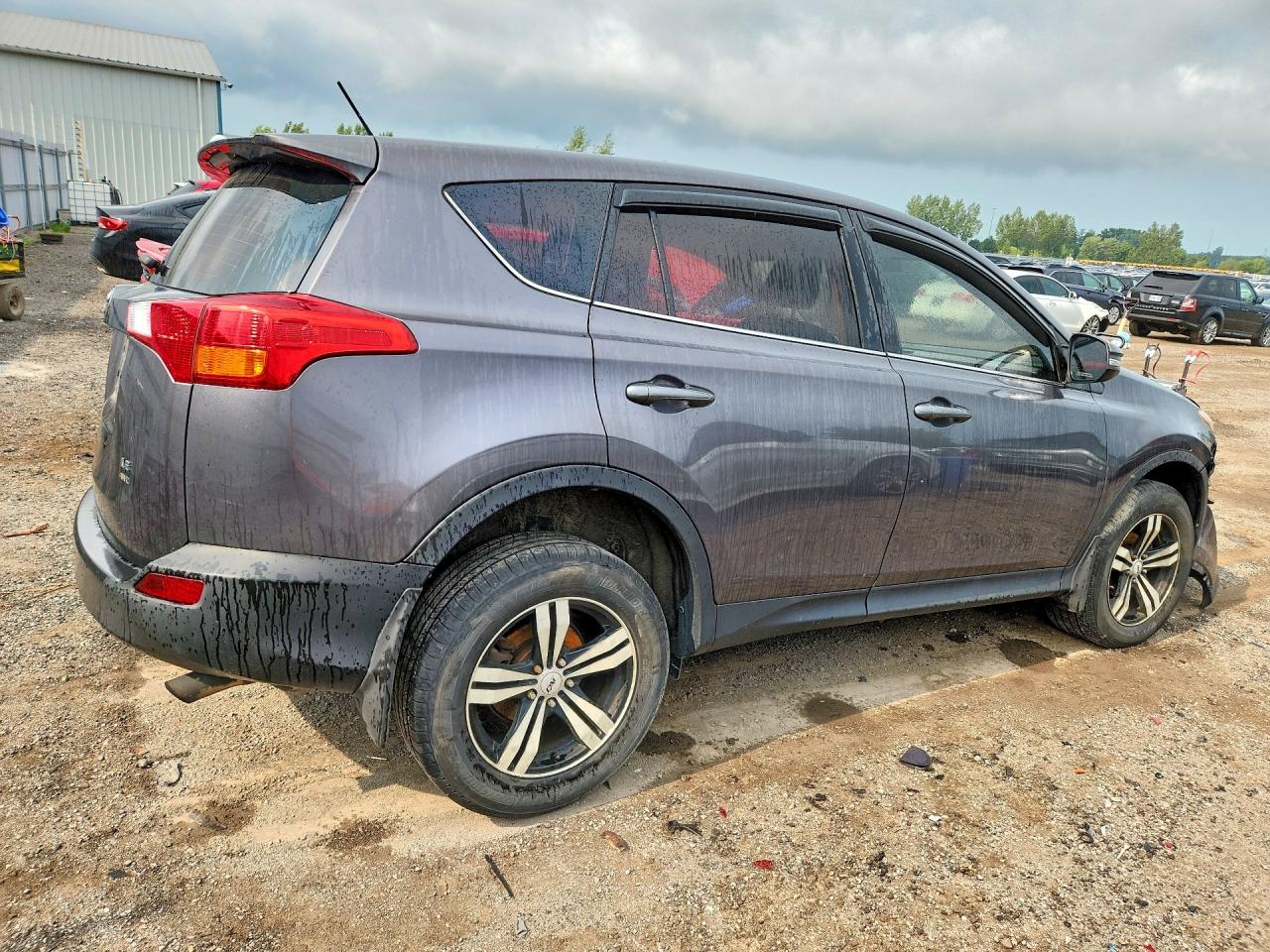 2014 Toyota Rav4 Le Gray vin: 2T3BFREV1EW155613
