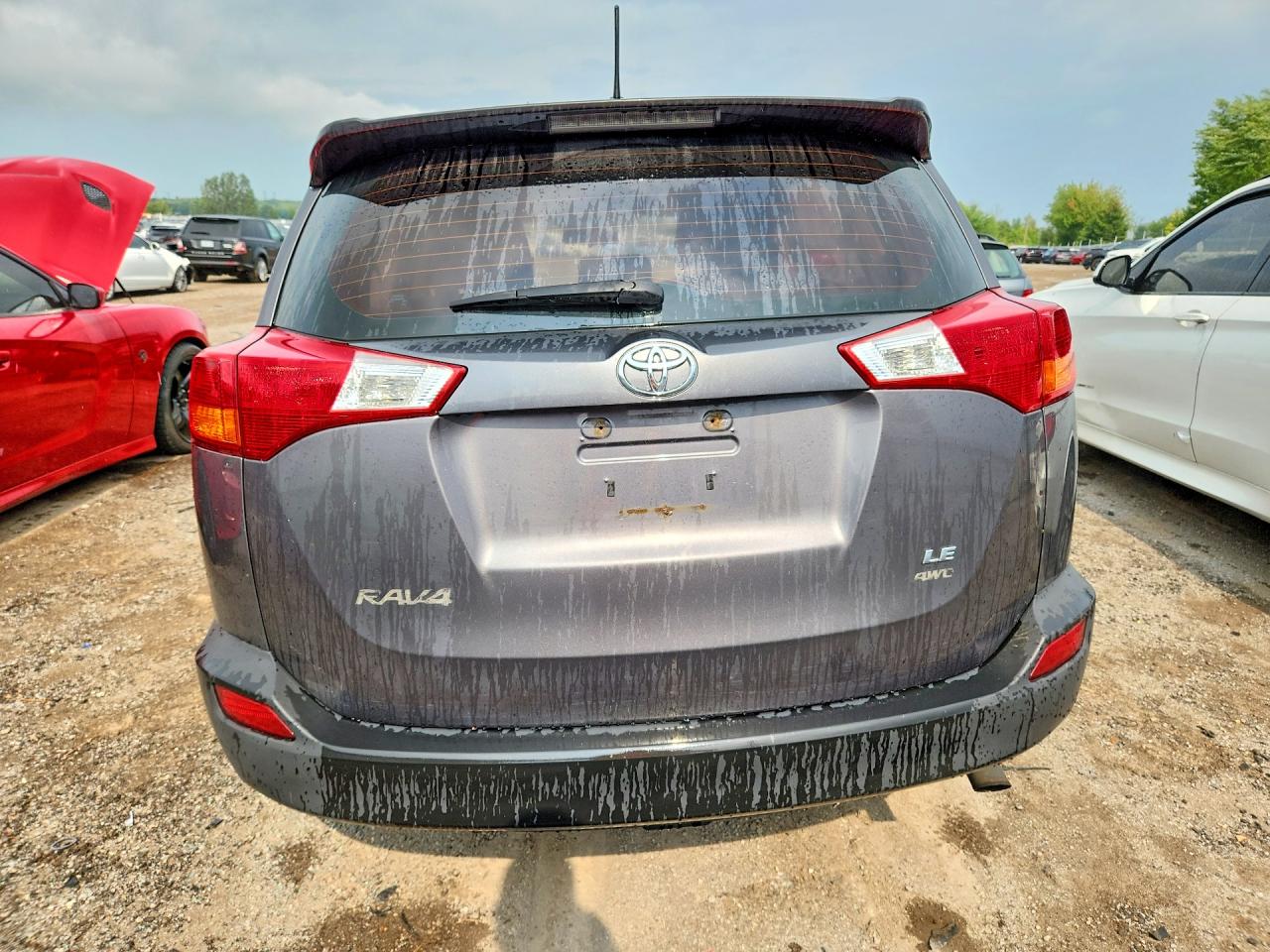 2014 Toyota Rav4 Le Gray vin: 2T3BFREV1EW155613