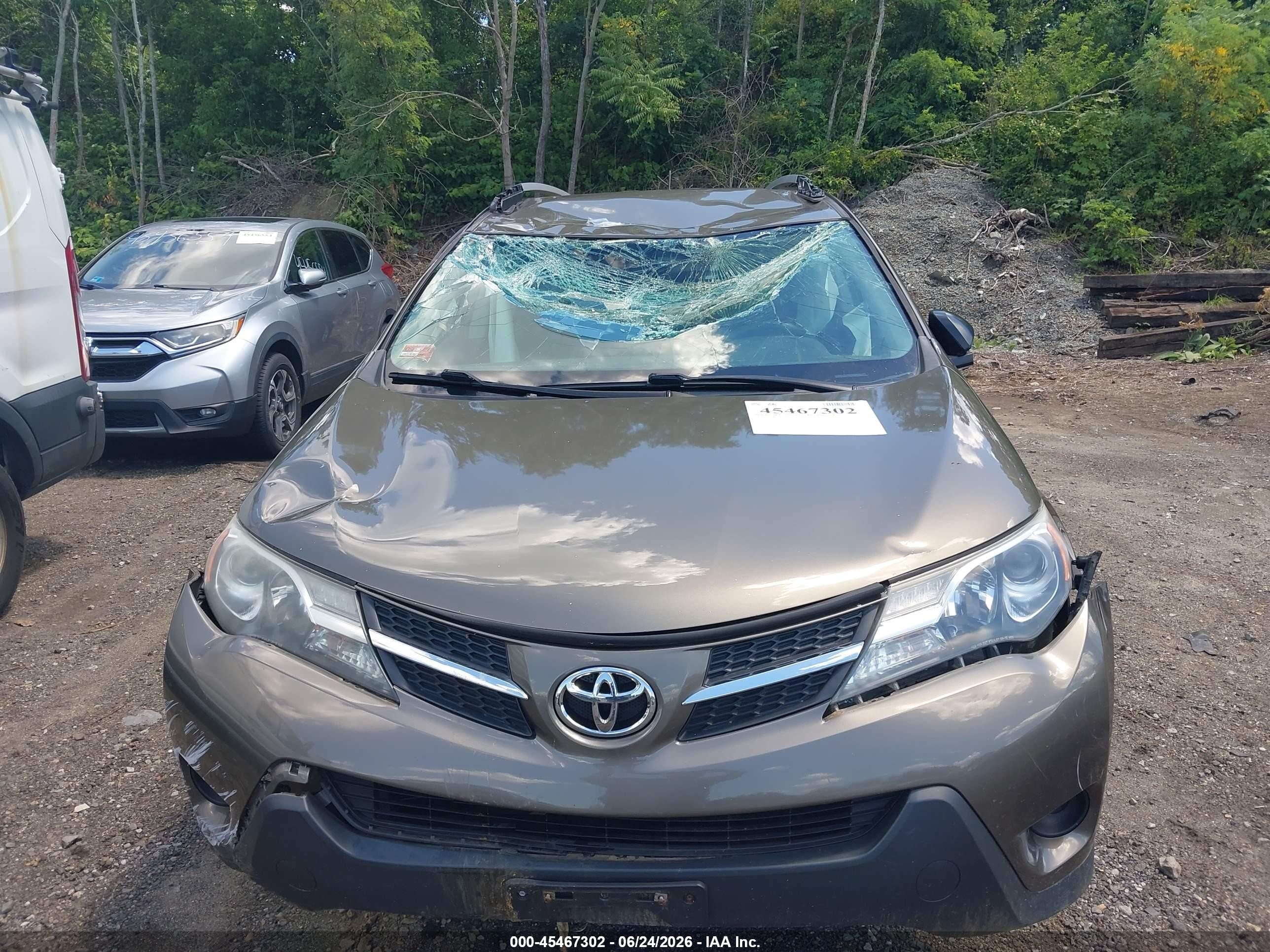 2014 Toyota Rav4 Le Pewter vin: 2T3BFREV1EW197974