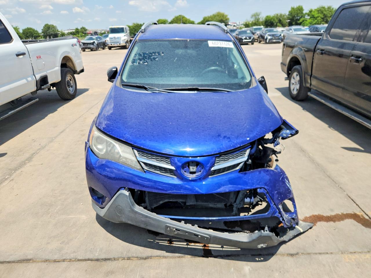 2014 Toyota Rav4 Le Blue vin: 2T3BFREV1EW211226