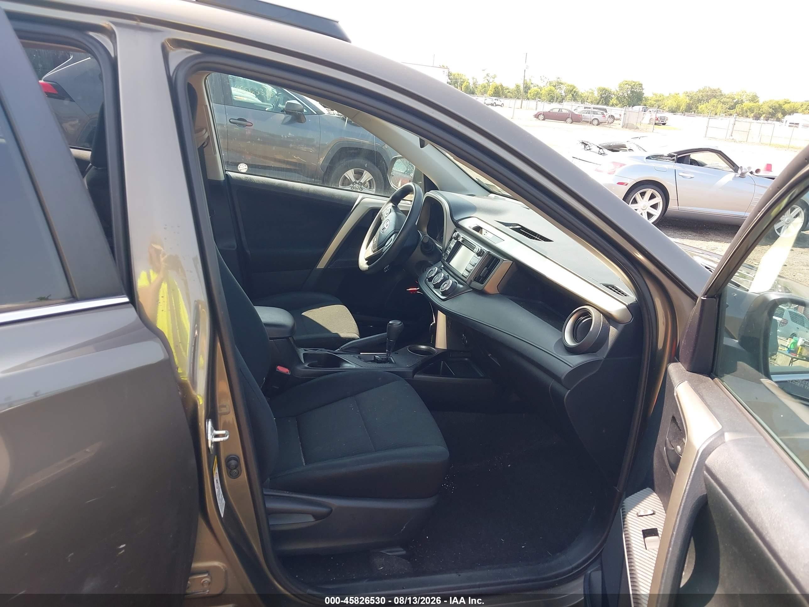 2014 Toyota Rav4 Le Brown vin: 2T3BFREV1EW218029