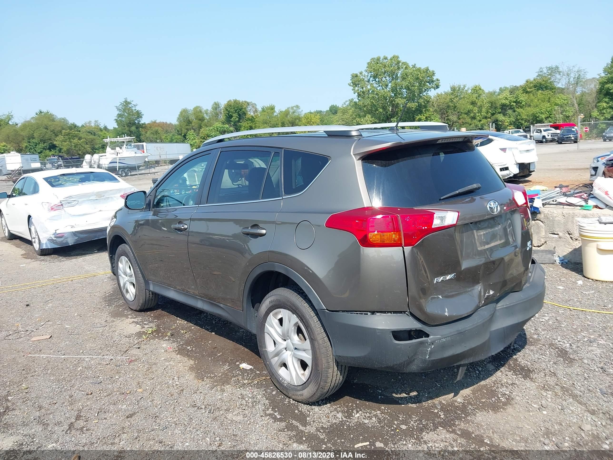 2014 Toyota Rav4 Le Brown vin: 2T3BFREV1EW218029