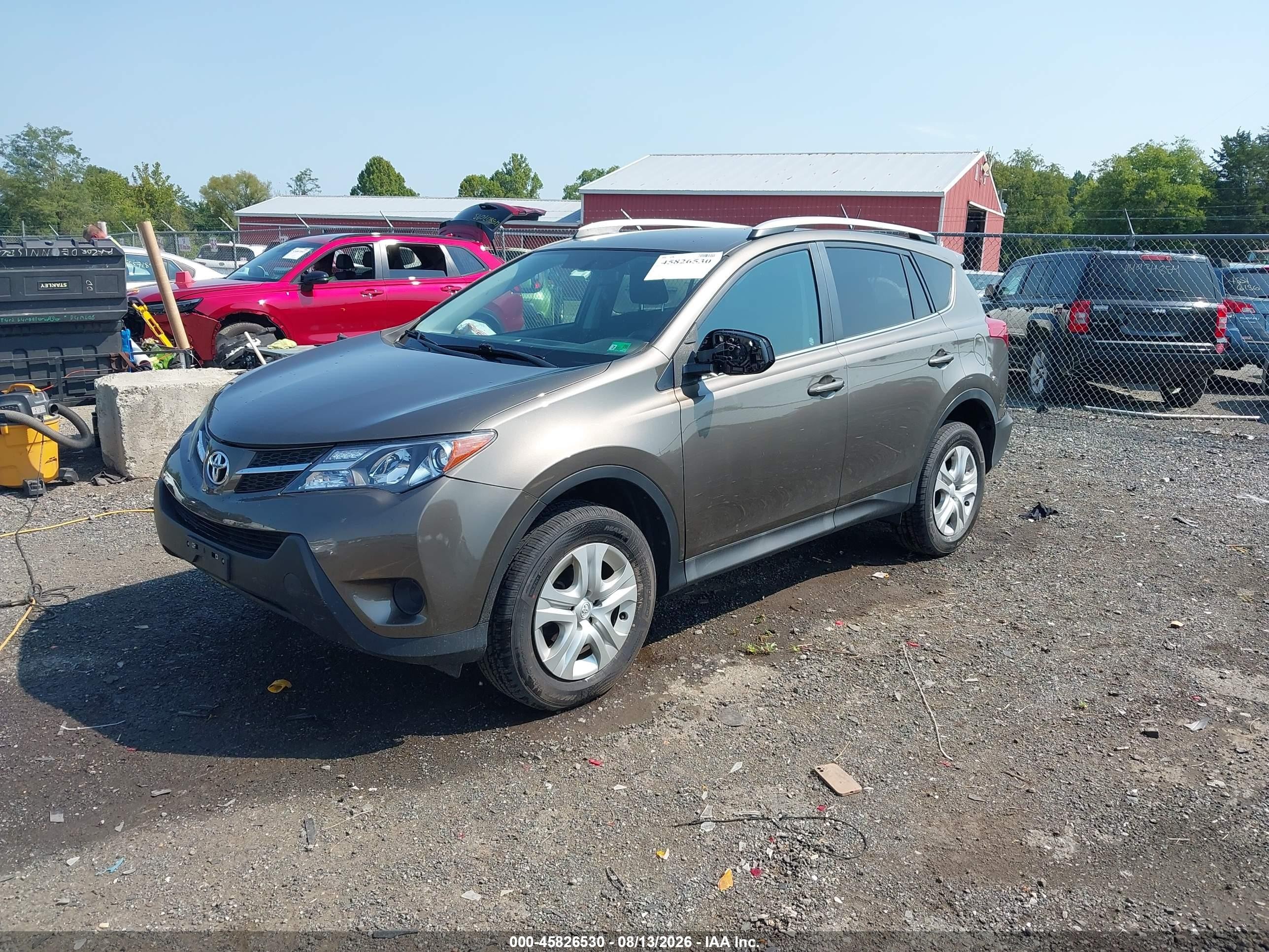 2014 Toyota Rav4 Le Brown vin: 2T3BFREV1EW218029
