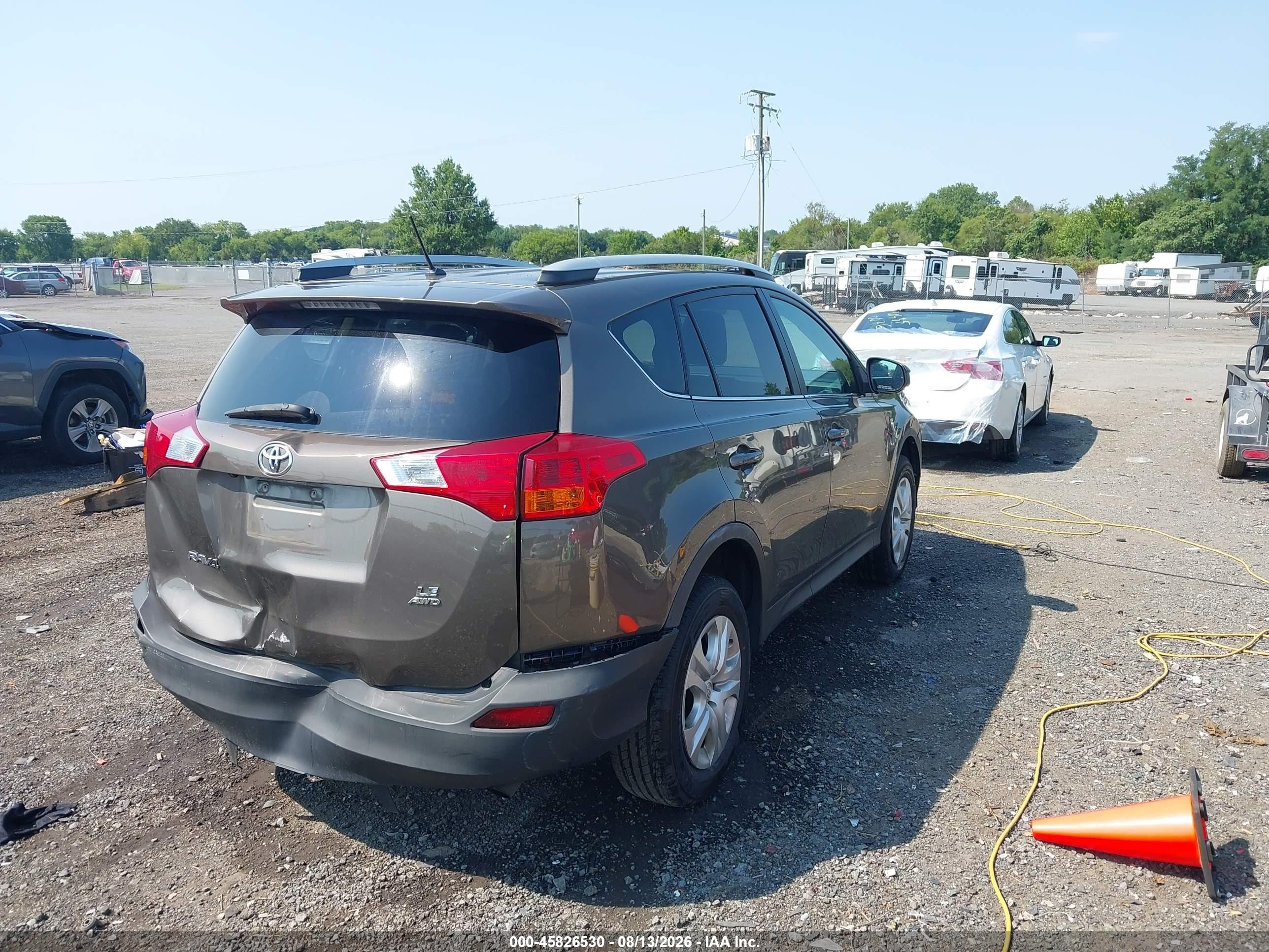 2014 Toyota Rav4 Le Brown vin: 2T3BFREV1EW218029