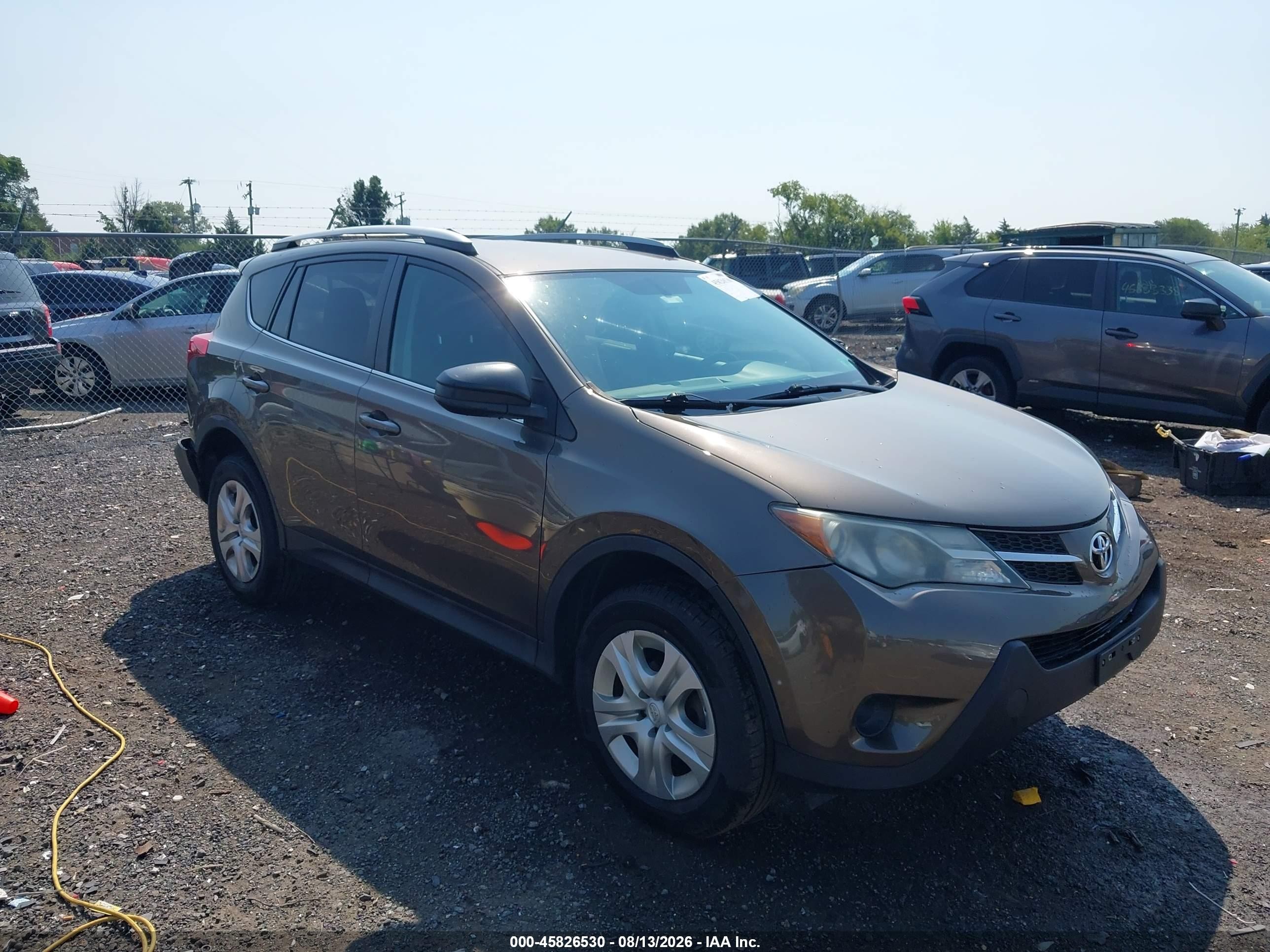 2014 Toyota Rav4 Le Brown vin: 2T3BFREV1EW218029