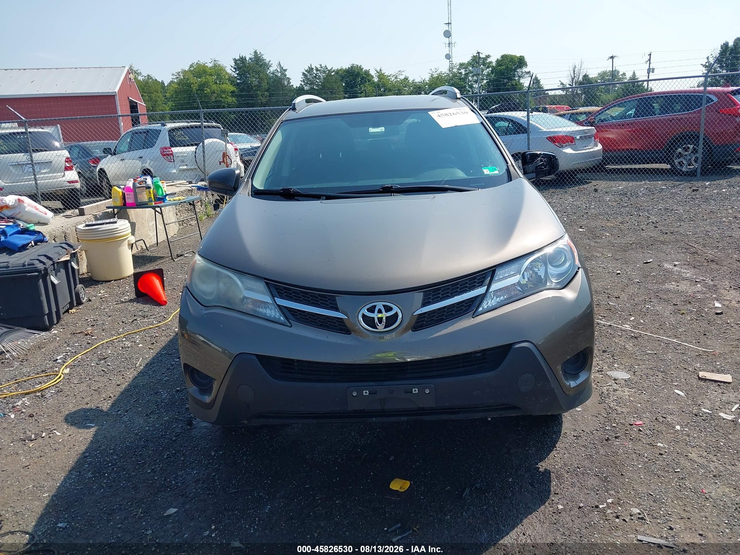2014 Toyota Rav4 Le Brown vin: 2T3BFREV1EW218029