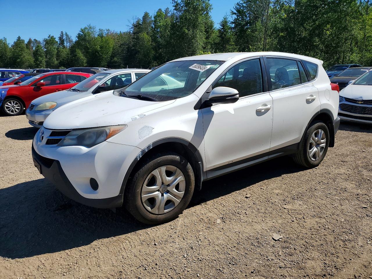 2015 Toyota Rav4 Le White vin: 2T3BFREV1FW330265