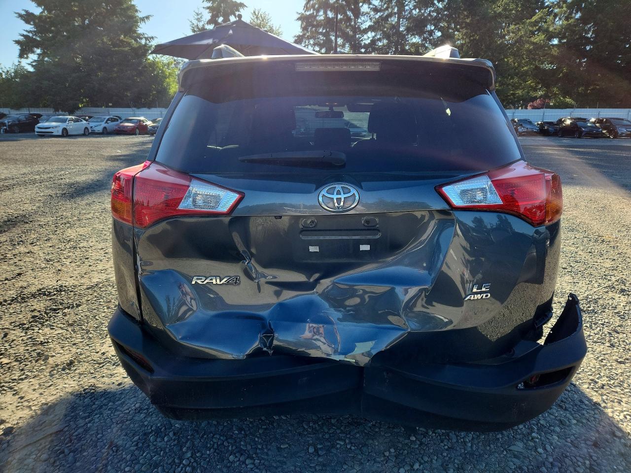2015 Toyota Rav4 Le Gray vin: 2T3BFREV1FW340312