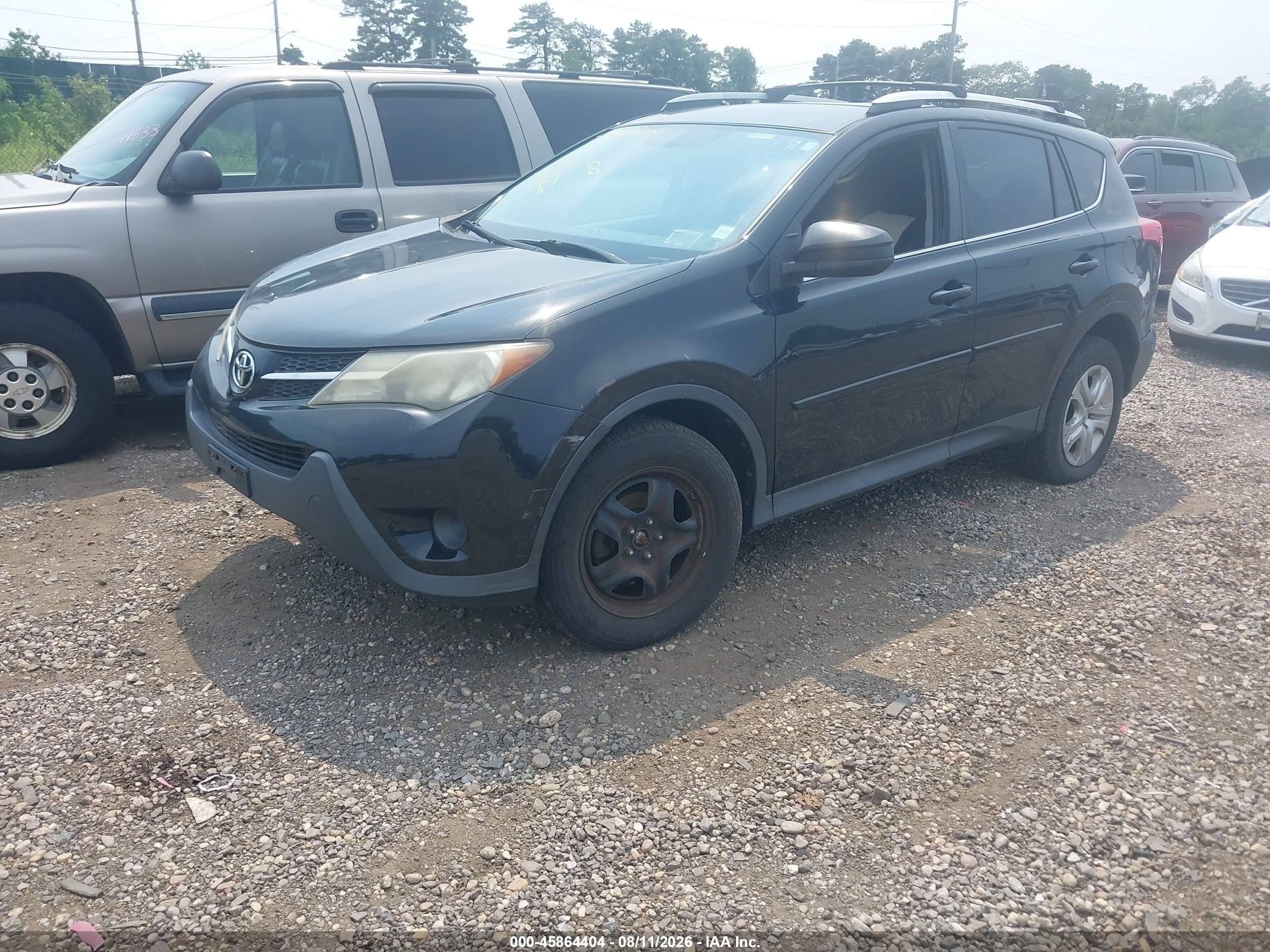 2015 Toyota Rav4 Le Черный vin: 2T3BFREV1FW391051