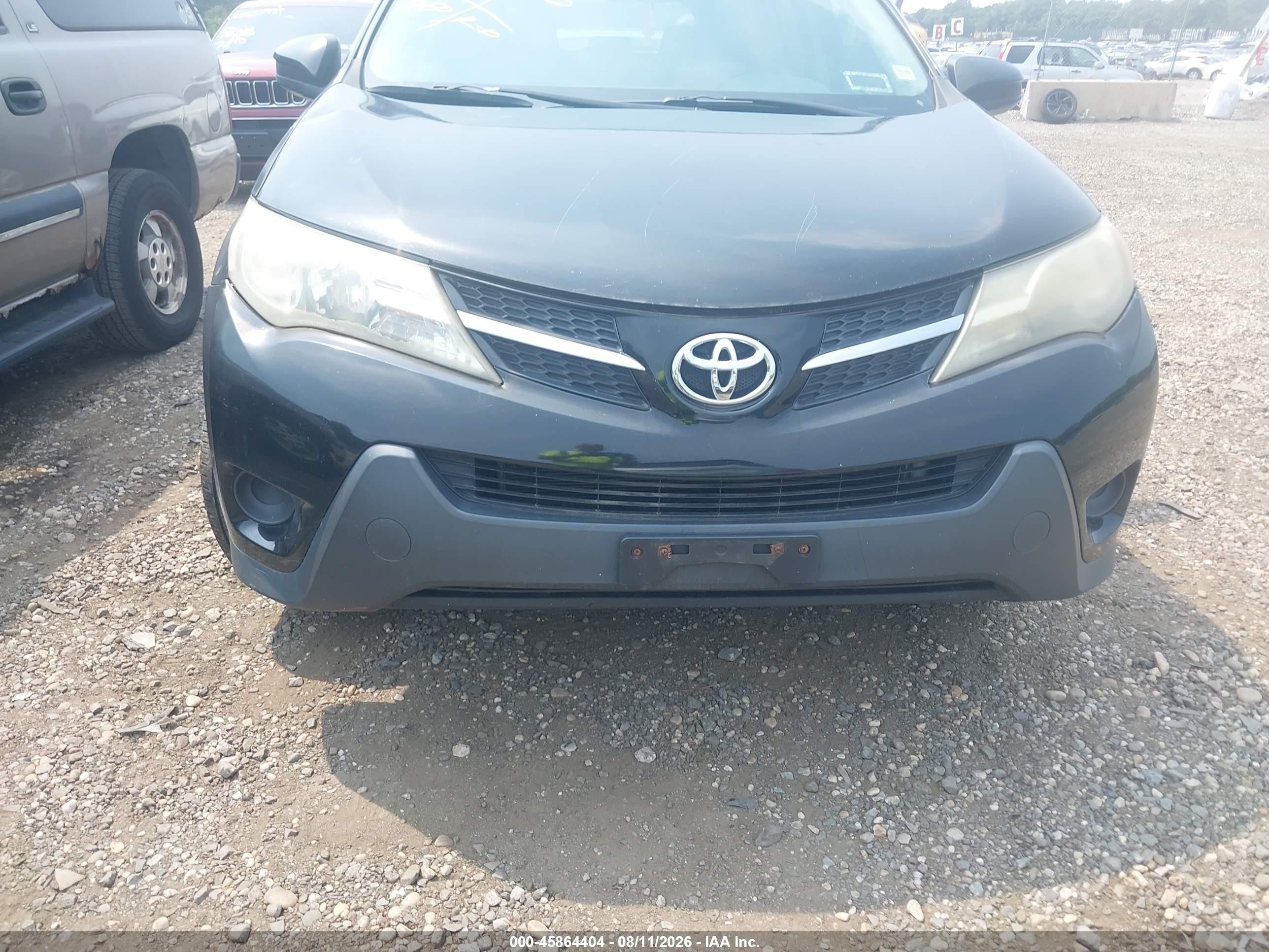2015 Toyota Rav4 Le Черный vin: 2T3BFREV1FW391051