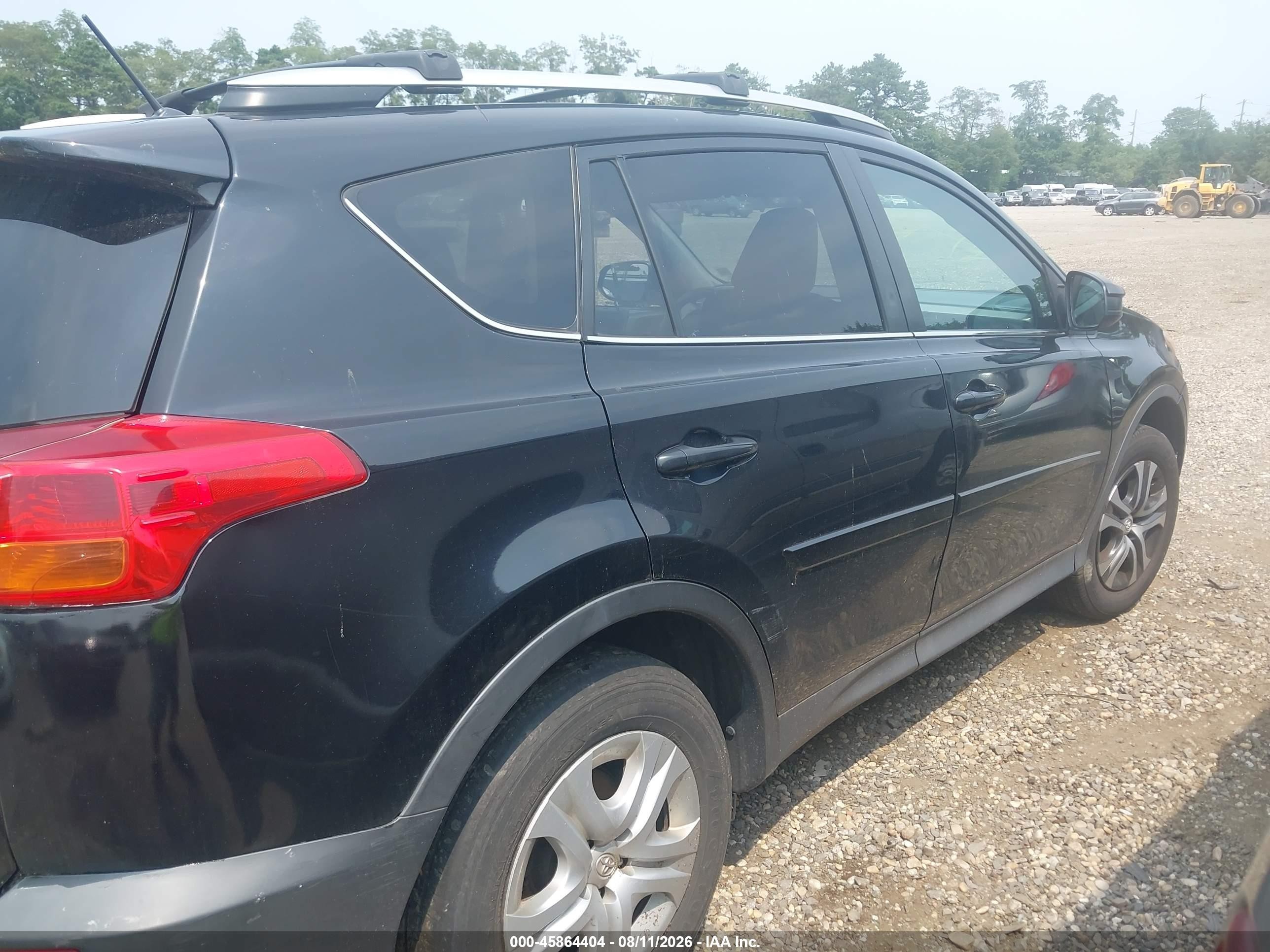 2015 Toyota Rav4 Le Черный vin: 2T3BFREV1FW391051