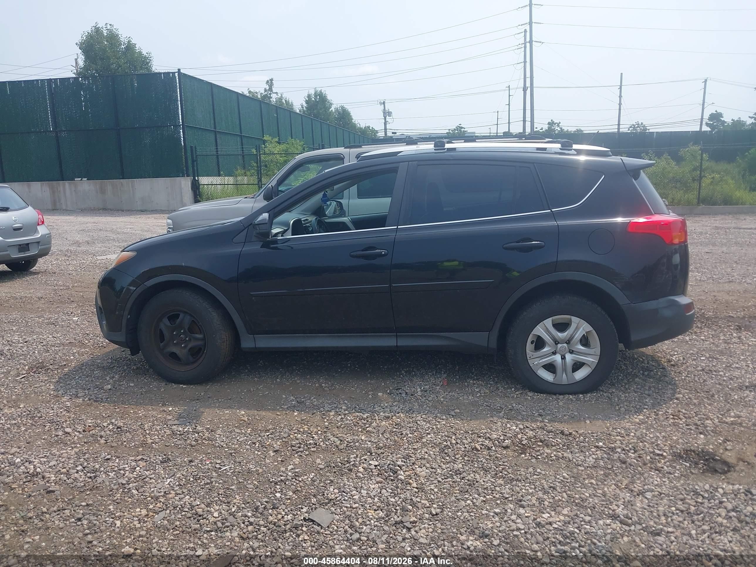 2015 Toyota Rav4 Le Черный vin: 2T3BFREV1FW391051