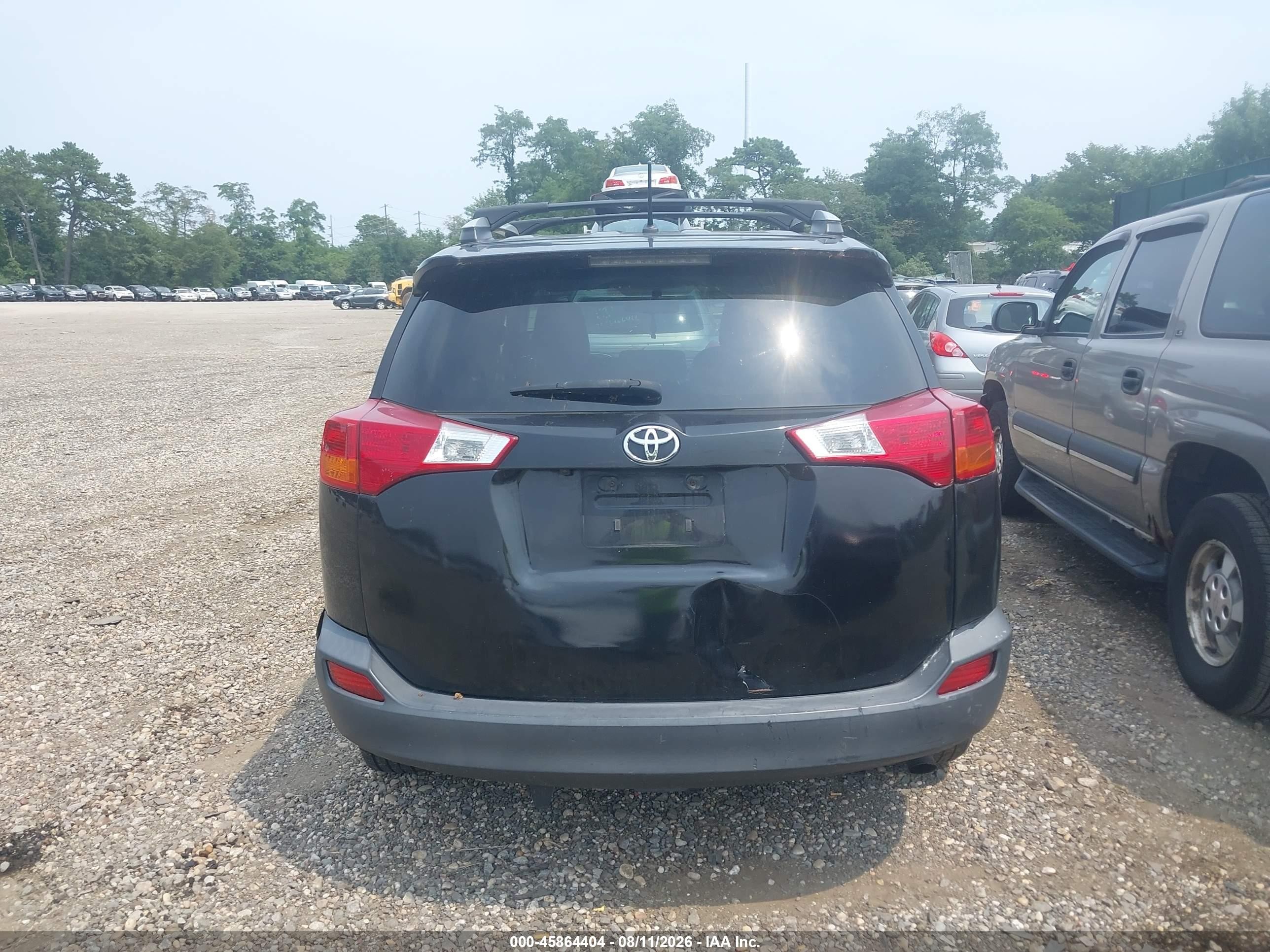 2015 Toyota Rav4 Le Черный vin: 2T3BFREV1FW391051