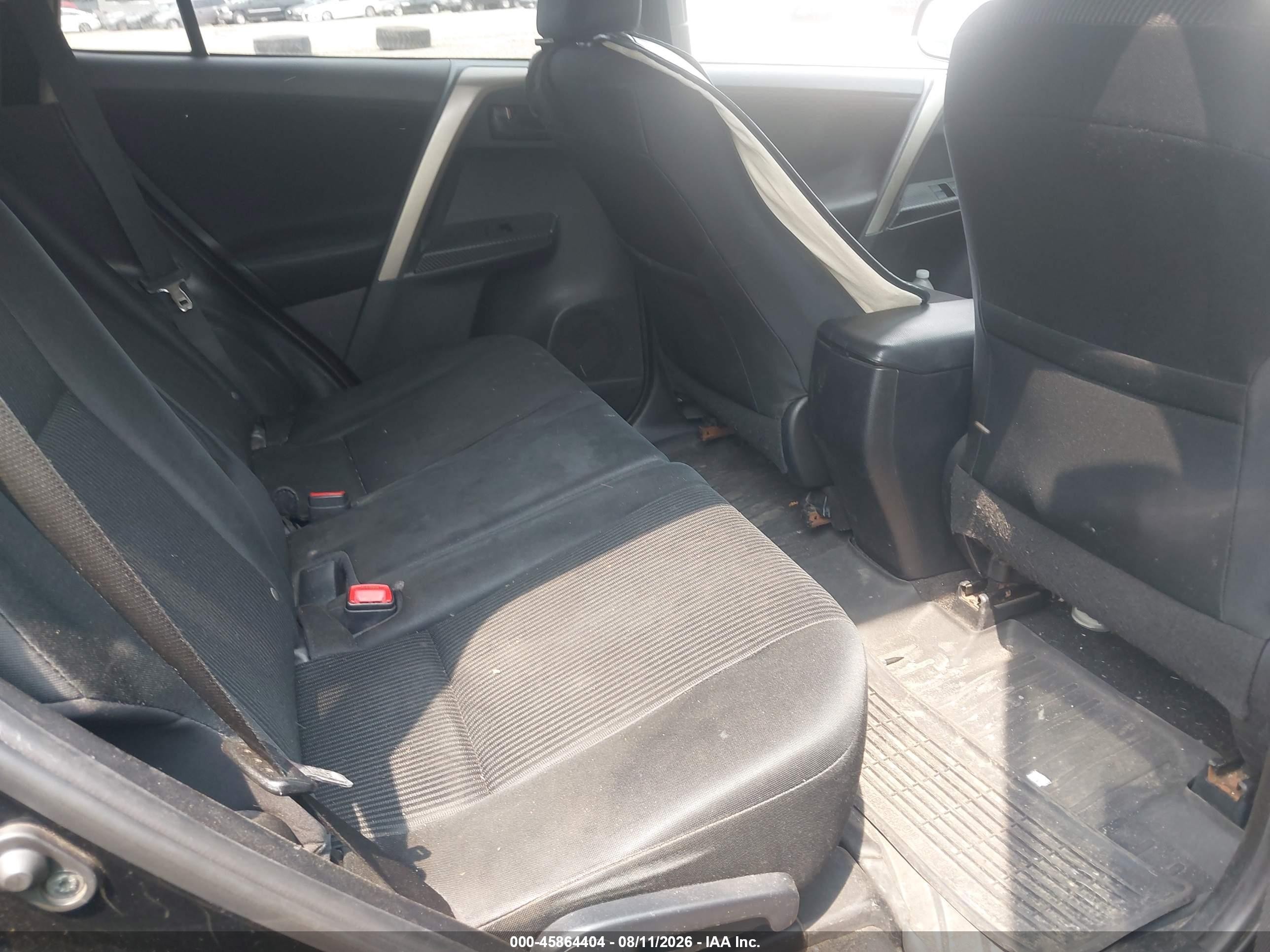 2015 Toyota Rav4 Le Черный vin: 2T3BFREV1FW391051