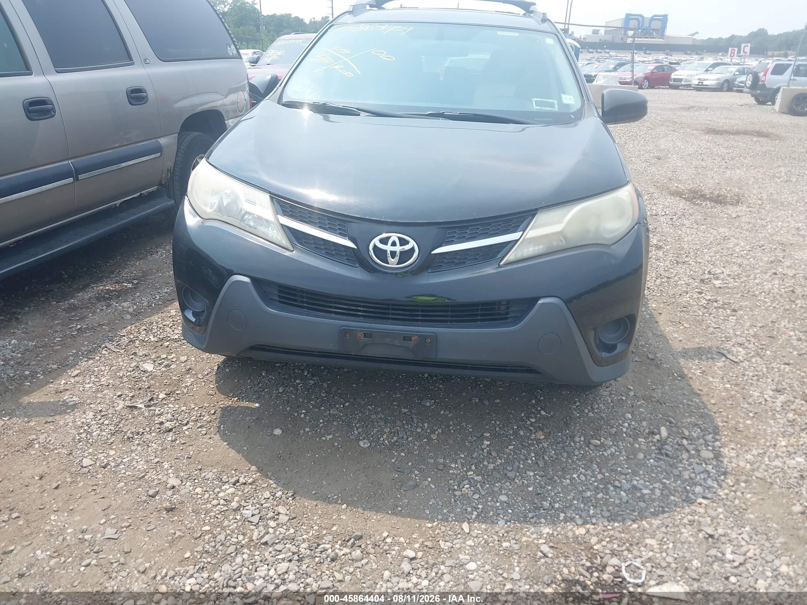 2015 Toyota Rav4 Le Черный vin: 2T3BFREV1FW391051