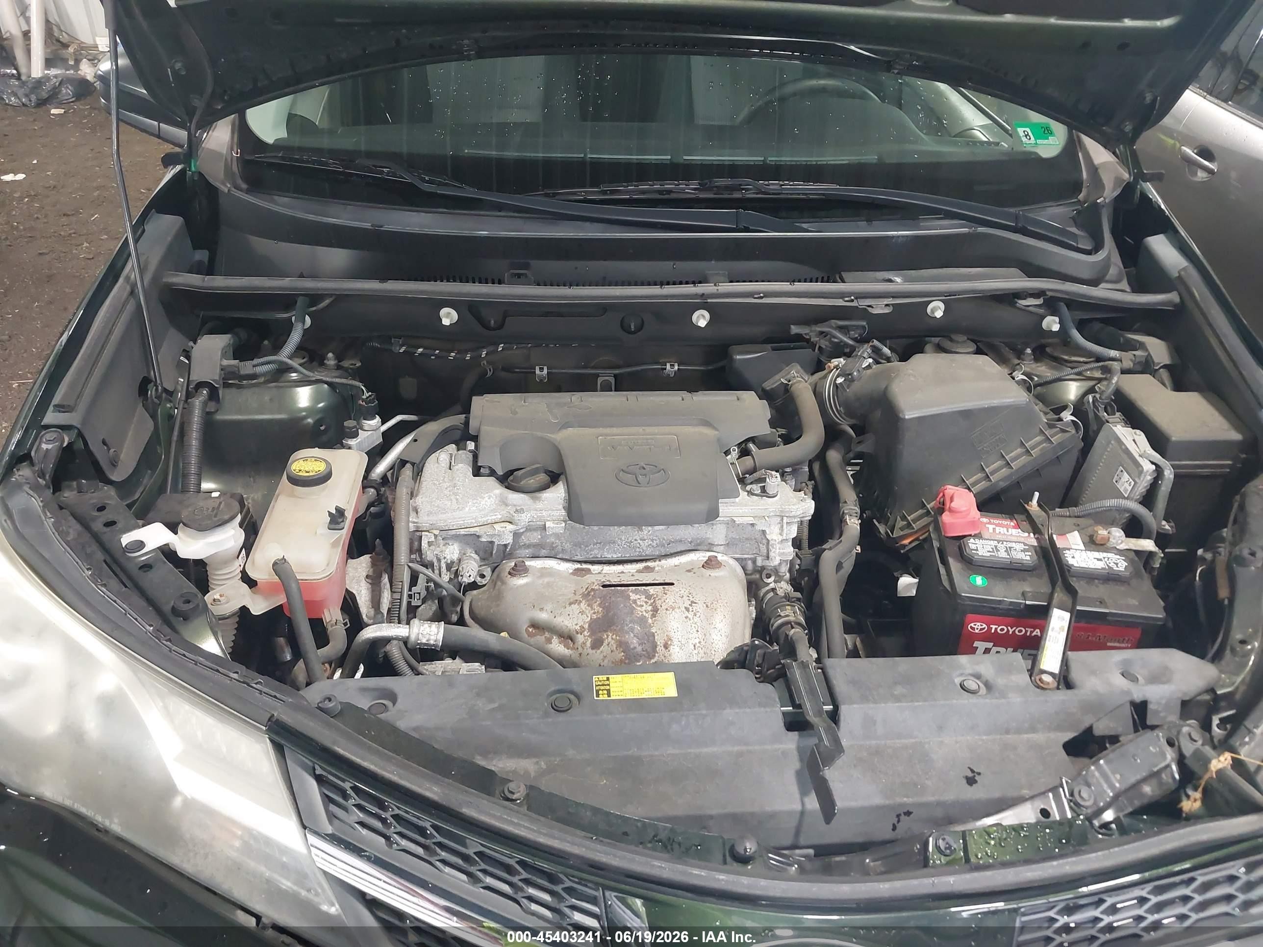 2013 Toyota Rav4 Le Green vin: 2T3BFREV2DW016802