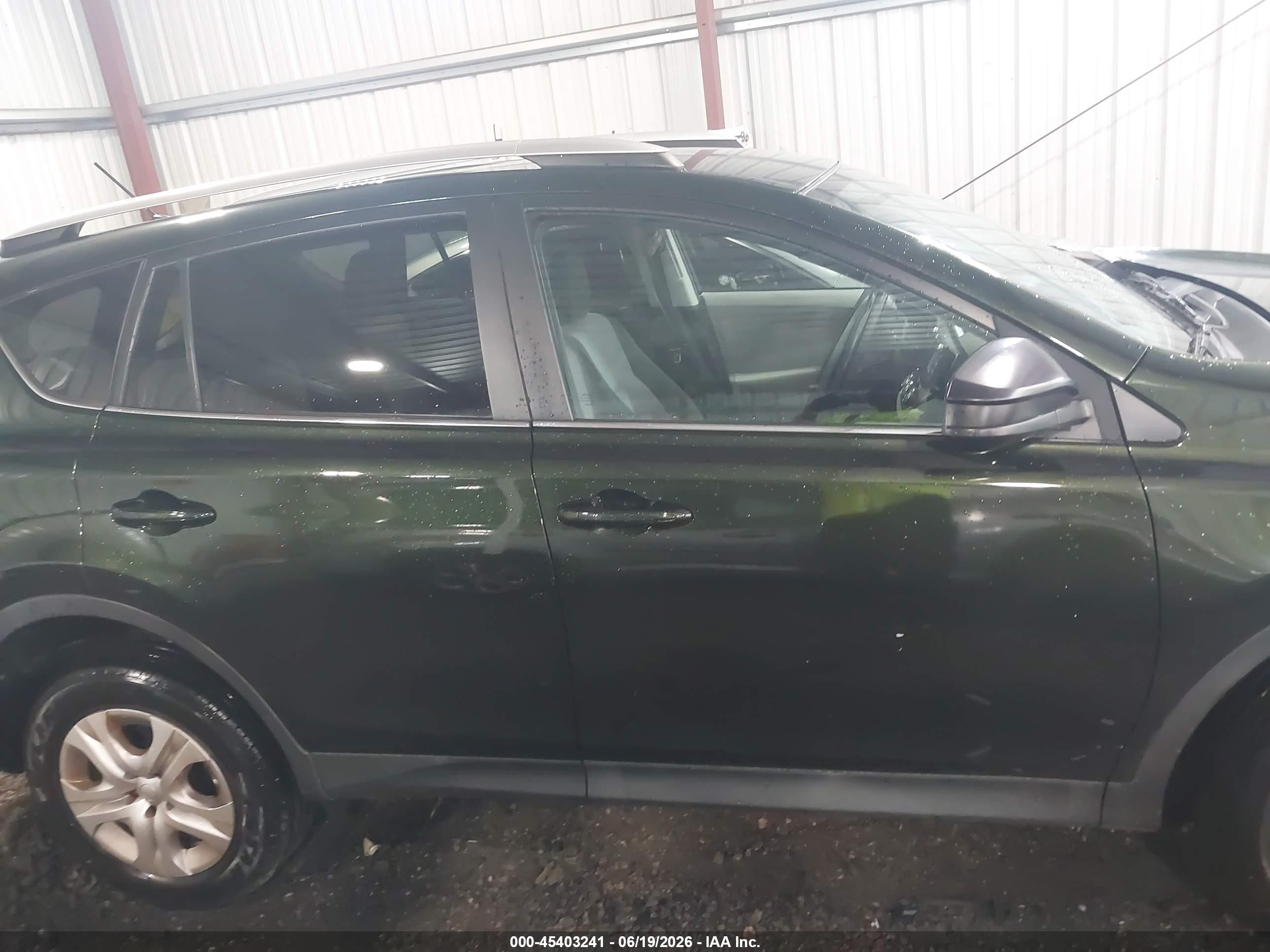 2013 Toyota Rav4 Le Green vin: 2T3BFREV2DW016802