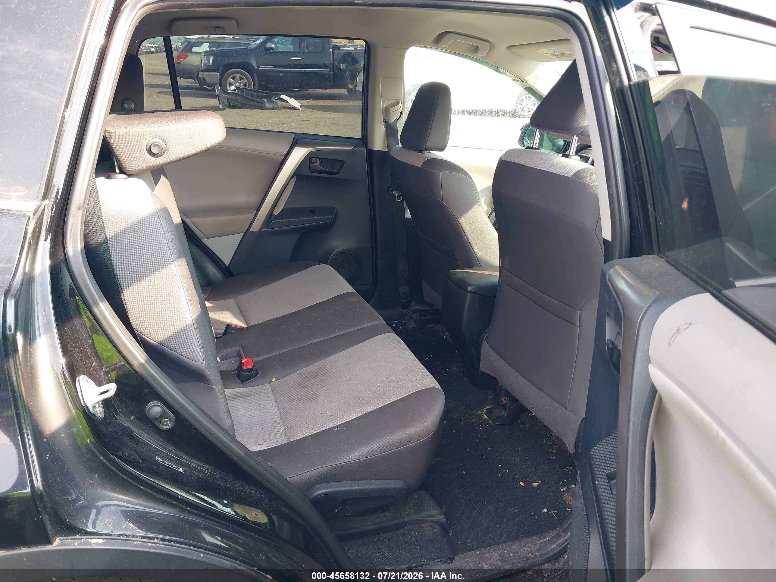 2013 Toyota Rav4 Le Black vin: 2T3BFREV2DW022972