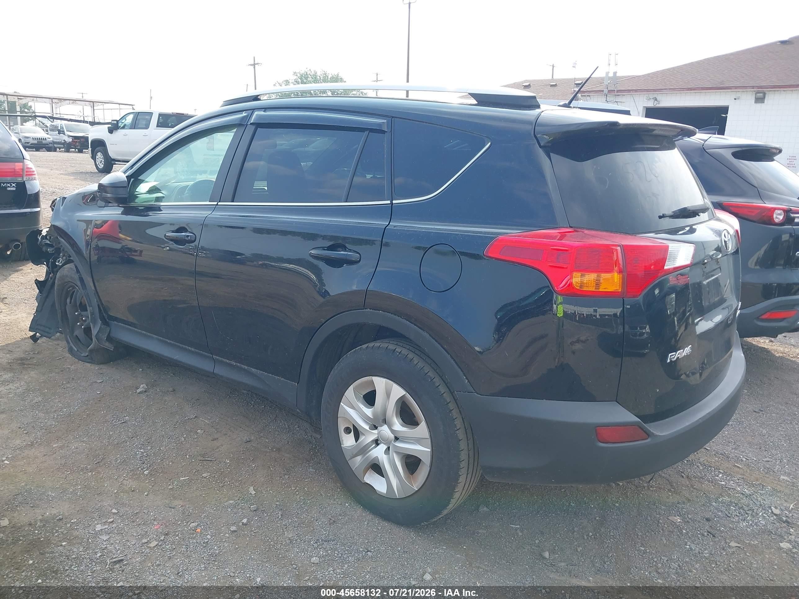 2013 Toyota Rav4 Le Black vin: 2T3BFREV2DW022972