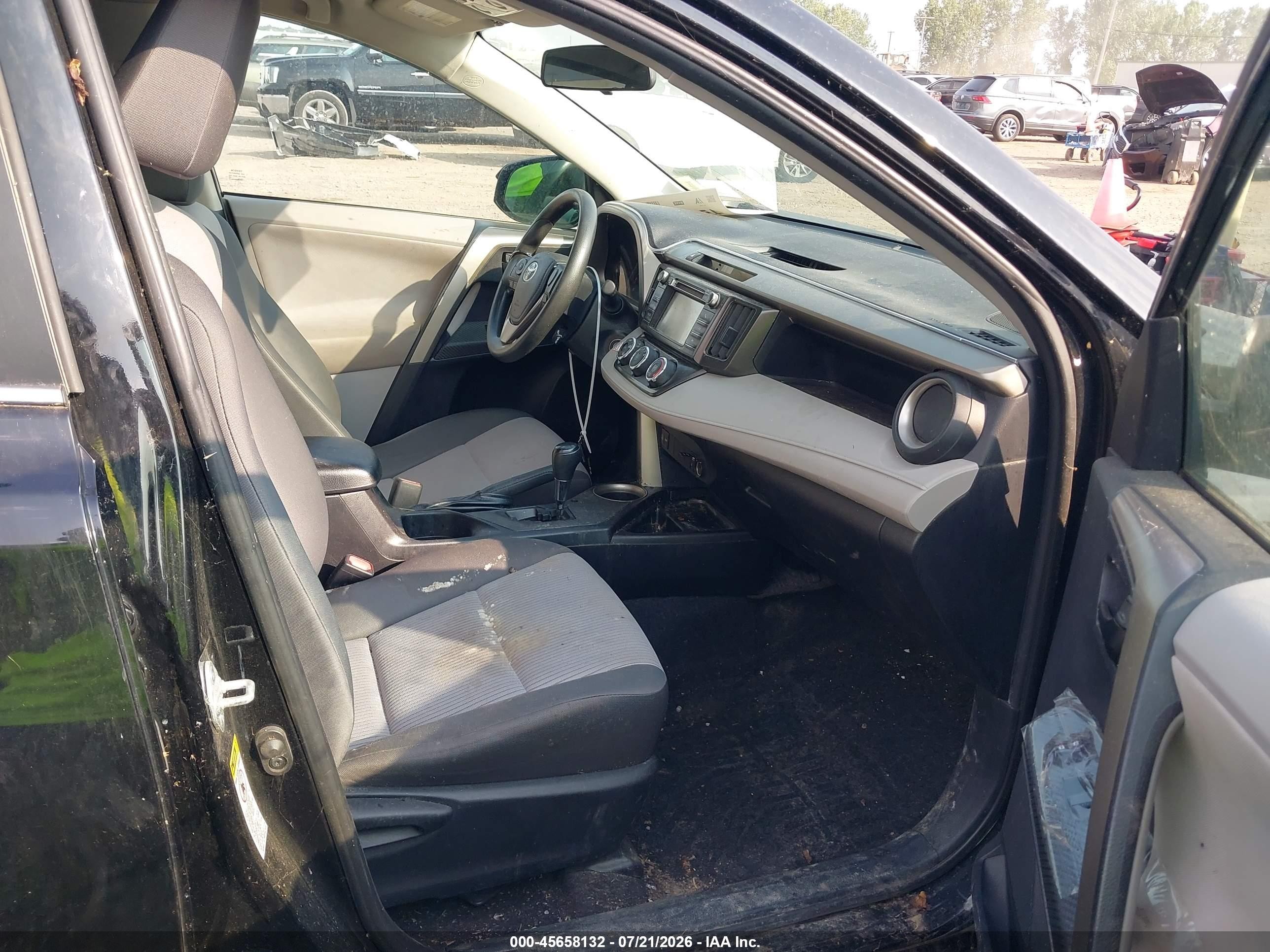 2013 Toyota Rav4 Le Black vin: 2T3BFREV2DW022972