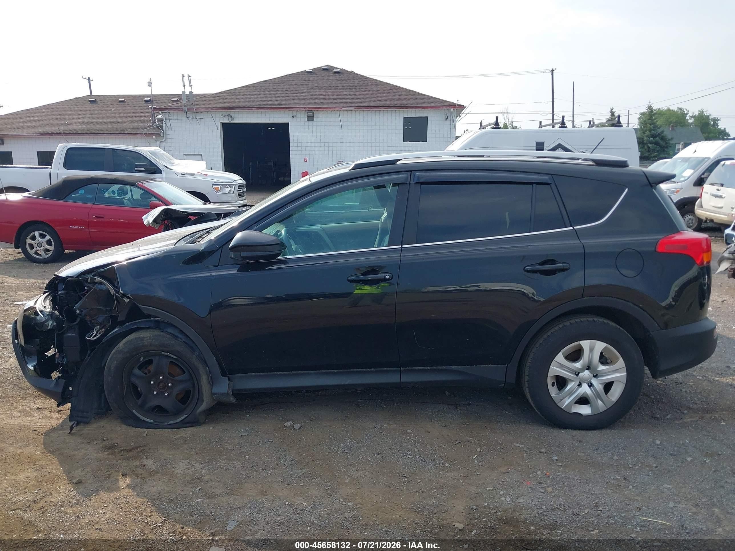 2013 Toyota Rav4 Le Black vin: 2T3BFREV2DW022972