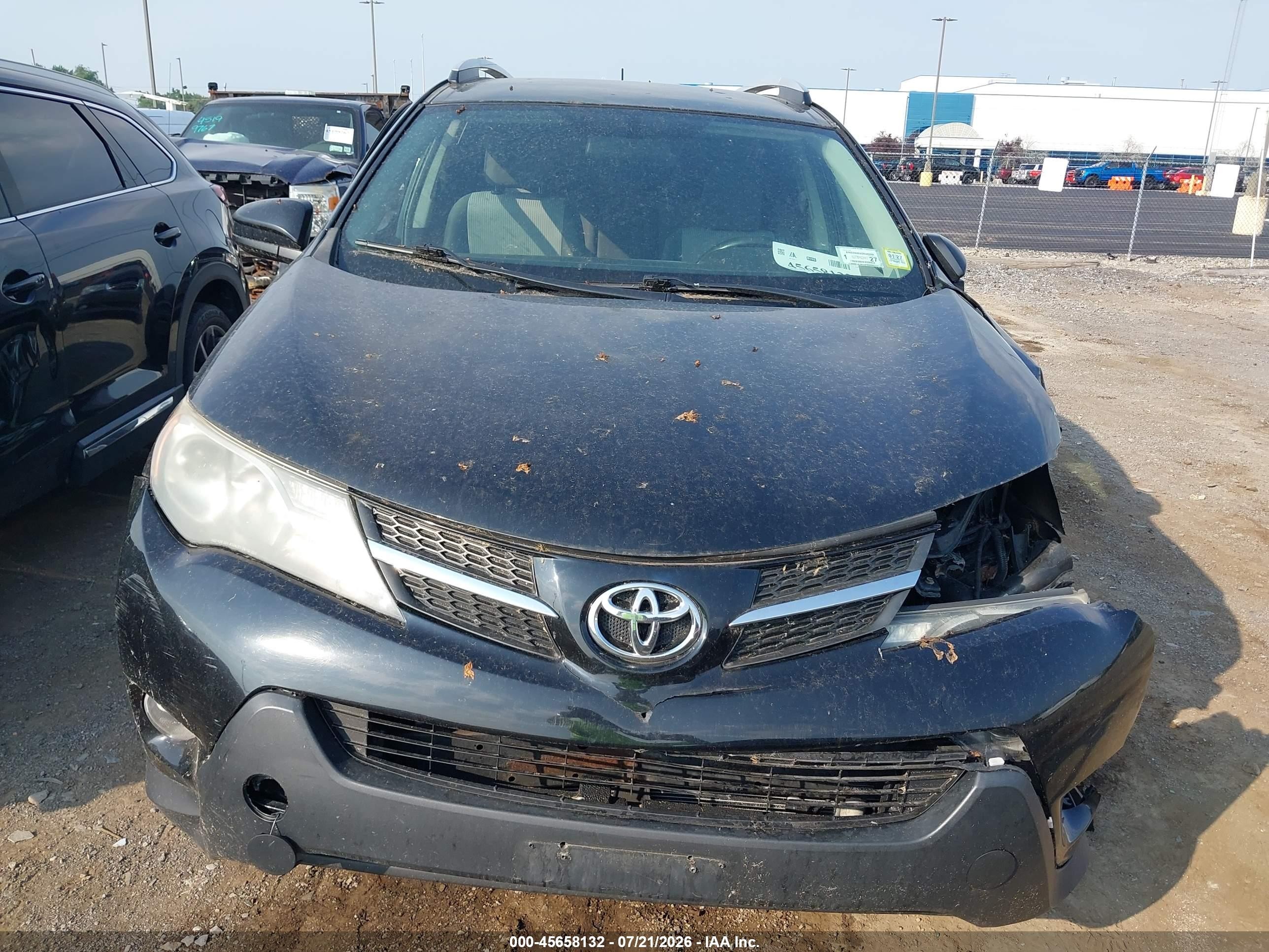 2013 Toyota Rav4 Le Black vin: 2T3BFREV2DW022972