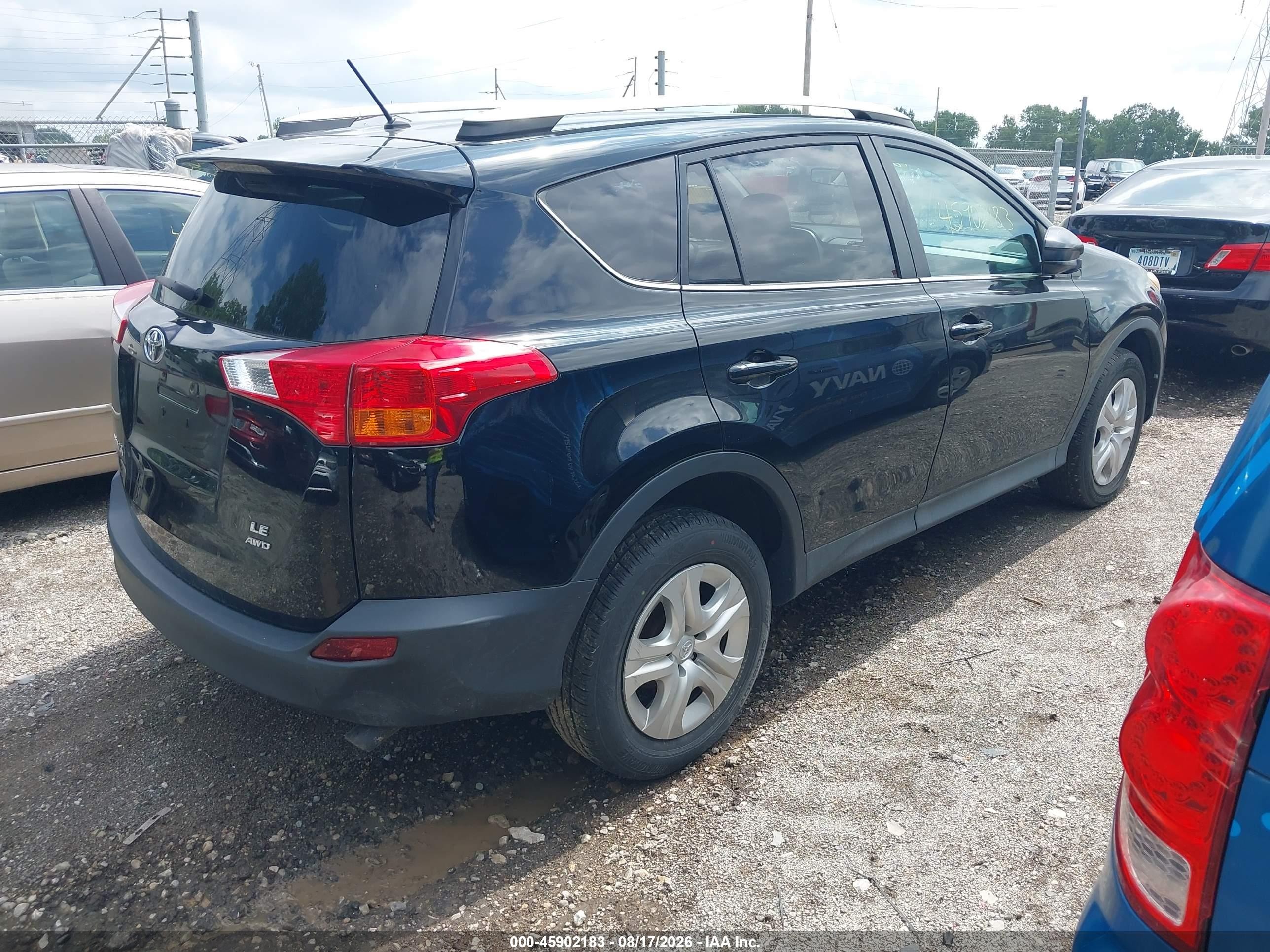 2013 Toyota Rav4 Le Black vin: 2T3BFREV2DW035138