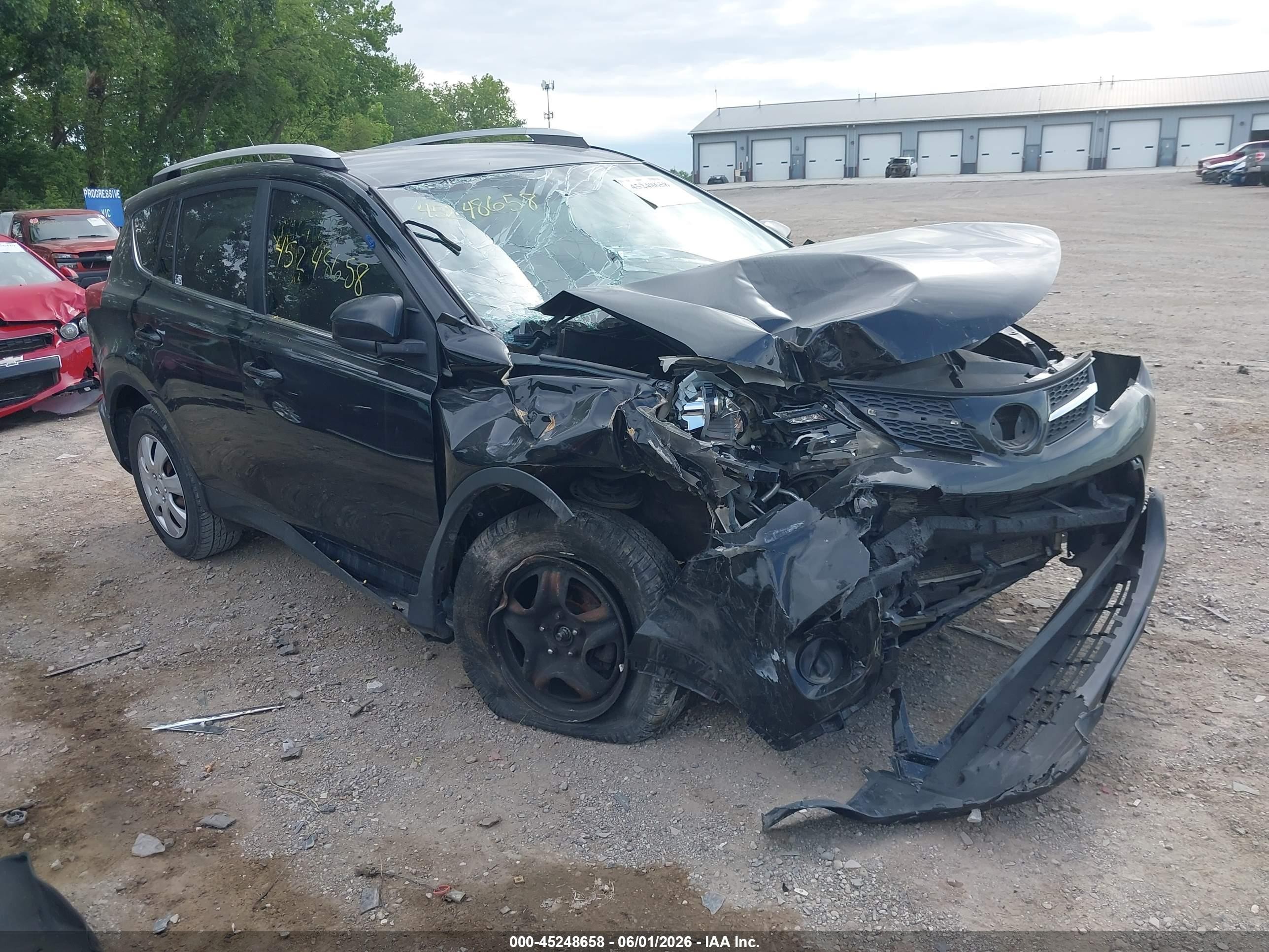 2013 Toyota Rav4 Le Черный vin: 2T3BFREV2DW046740