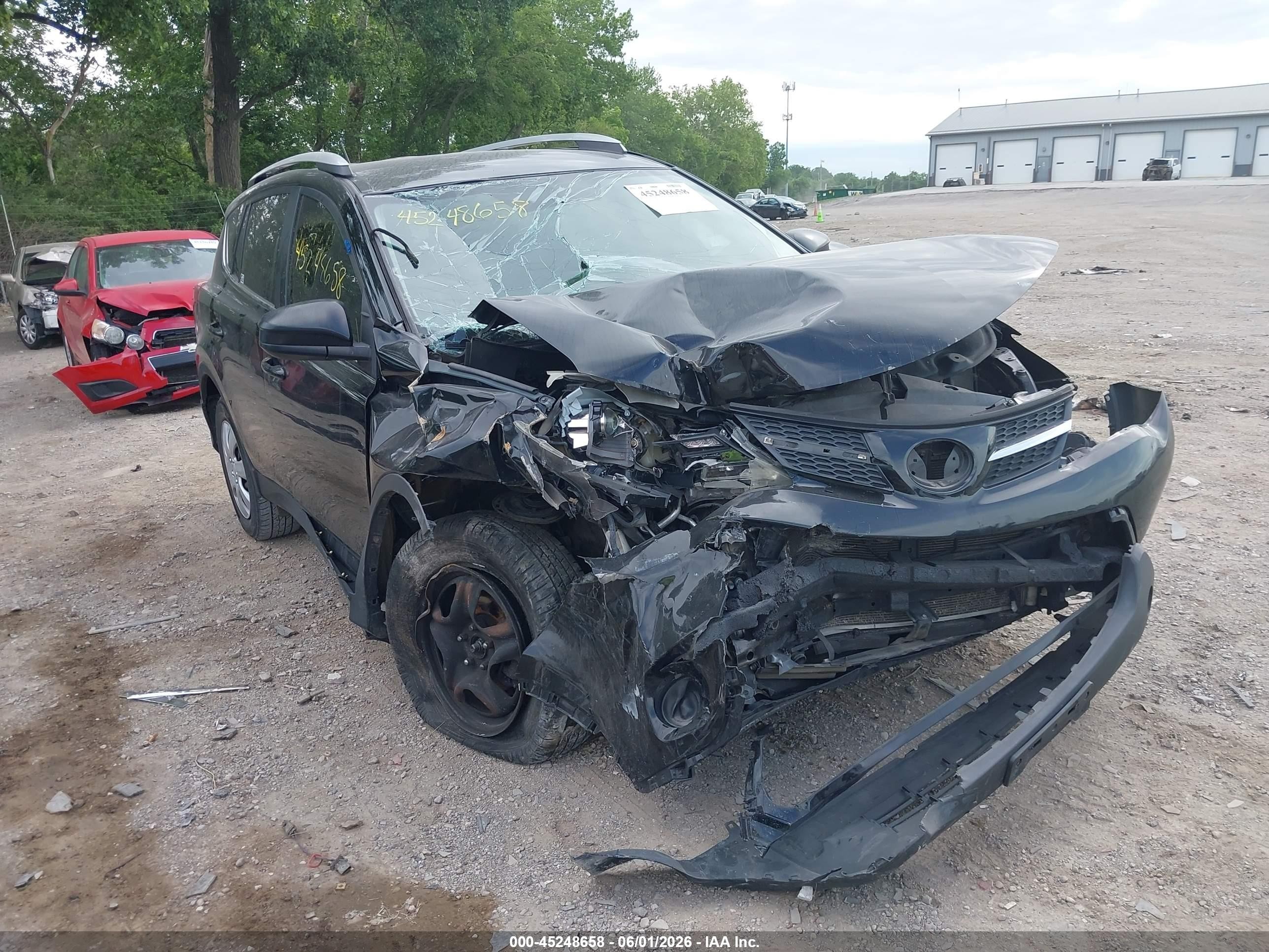 2013 Toyota Rav4 Le Black vin: 2T3BFREV2DW046740