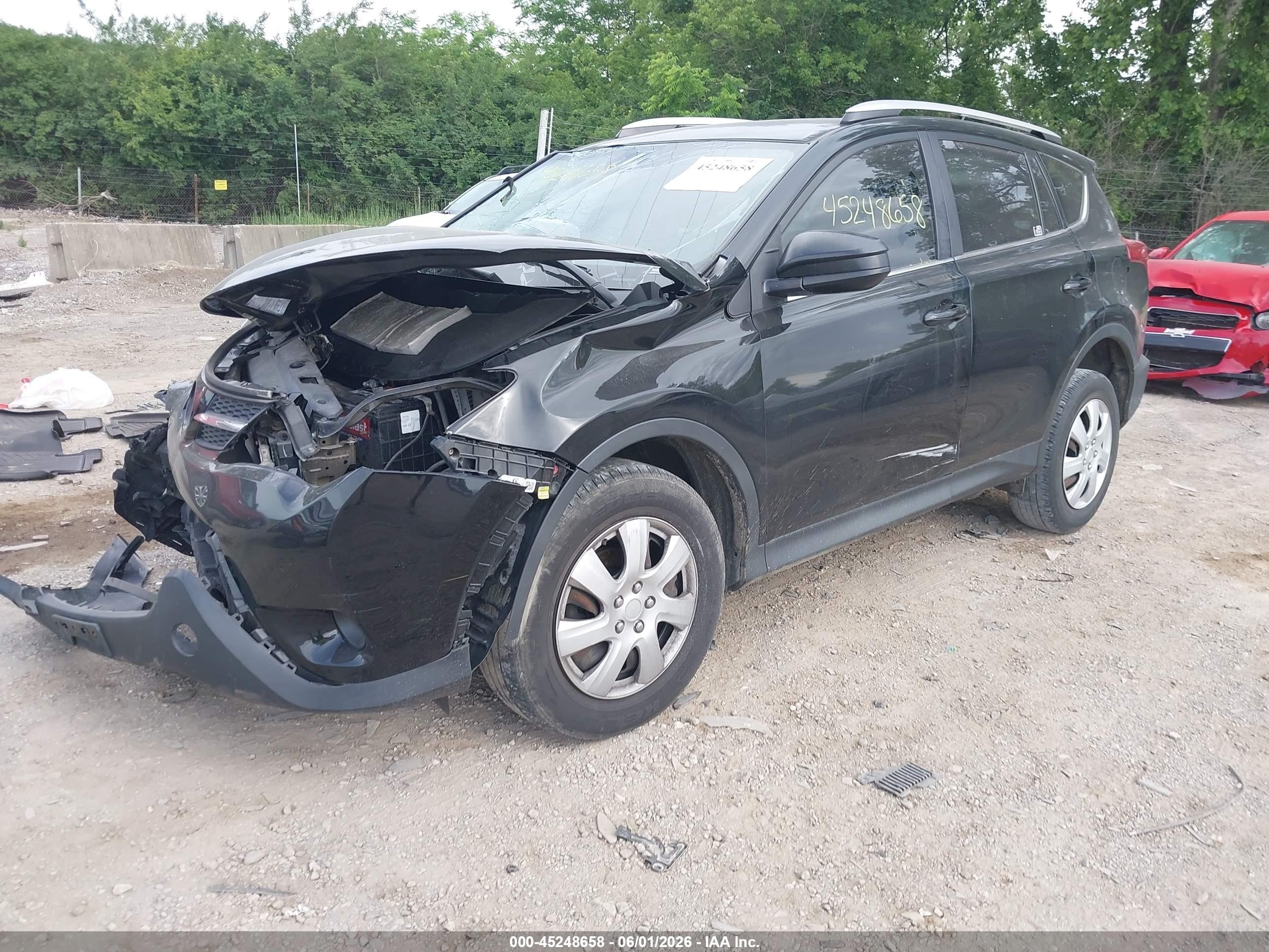2013 Toyota Rav4 Le Black vin: 2T3BFREV2DW046740
