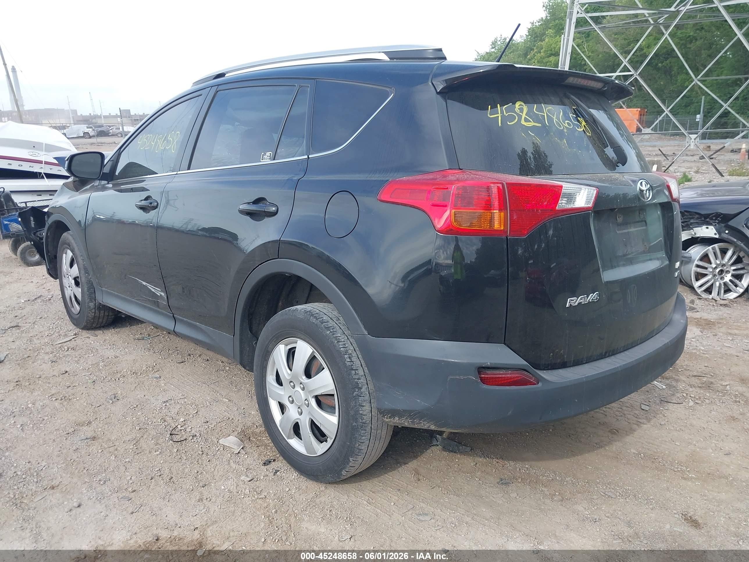 2013 Toyota Rav4 Le Black vin: 2T3BFREV2DW046740