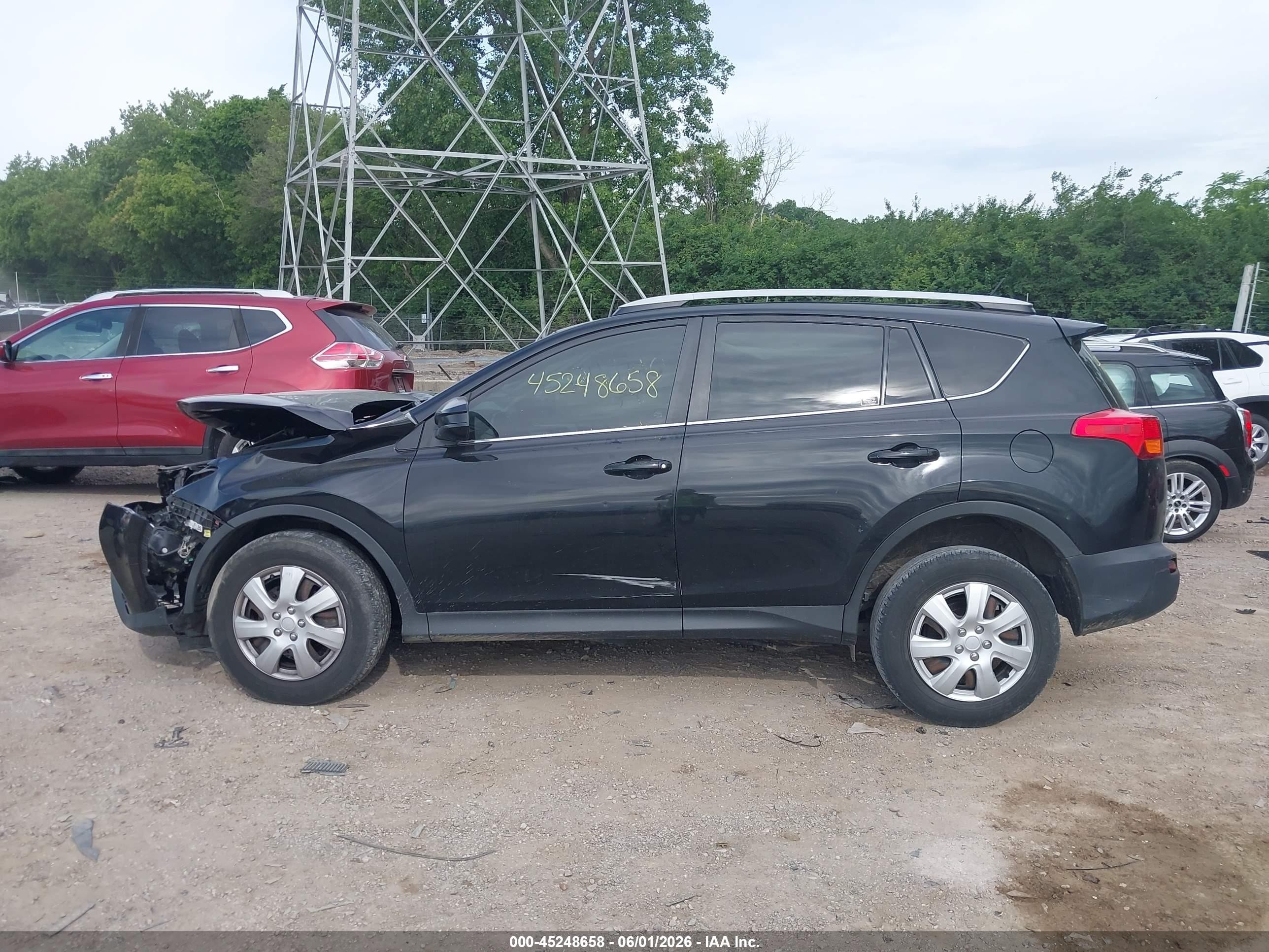 2013 Toyota Rav4 Le Black vin: 2T3BFREV2DW046740