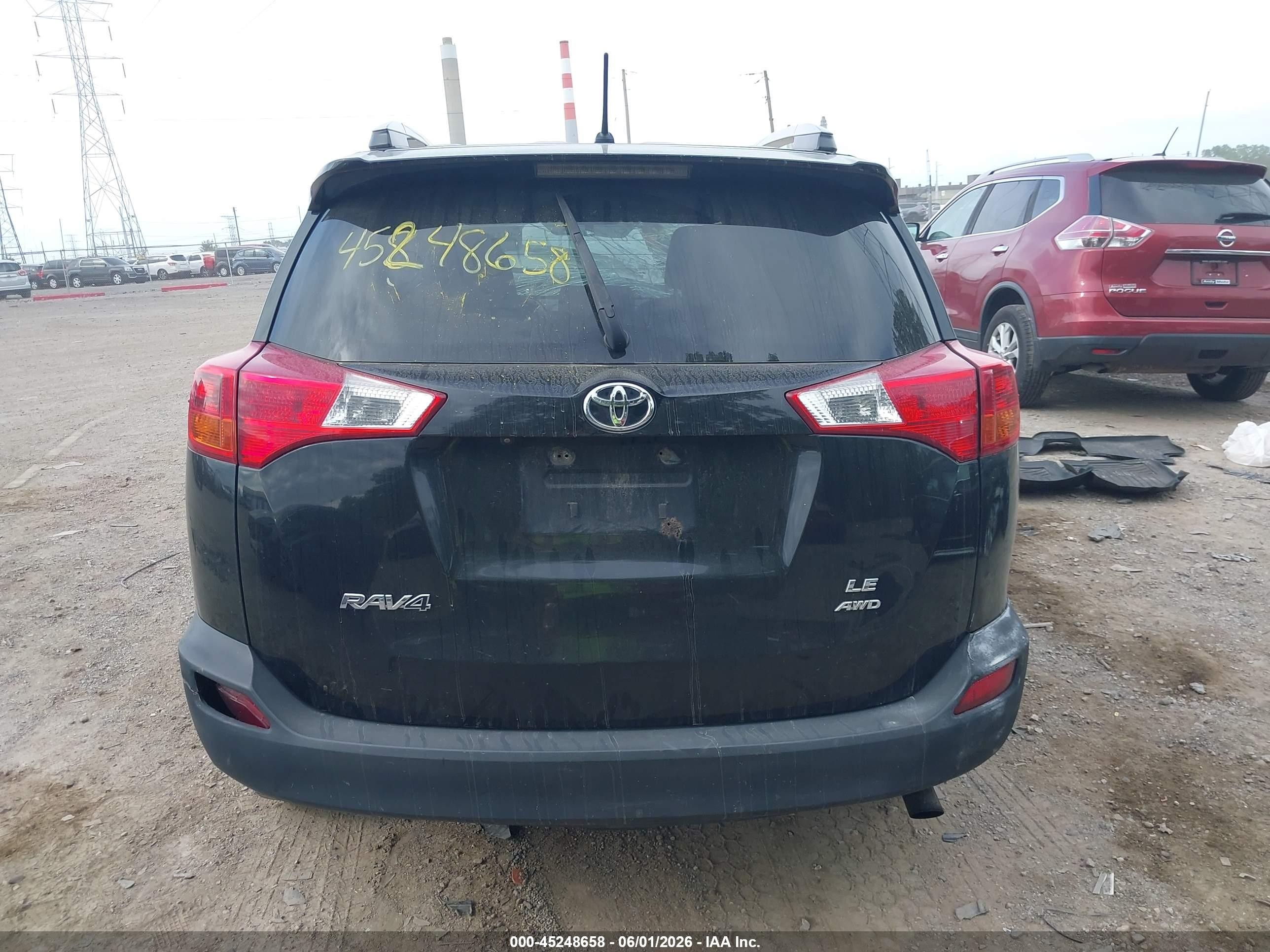 2013 Toyota Rav4 Le Black vin: 2T3BFREV2DW046740