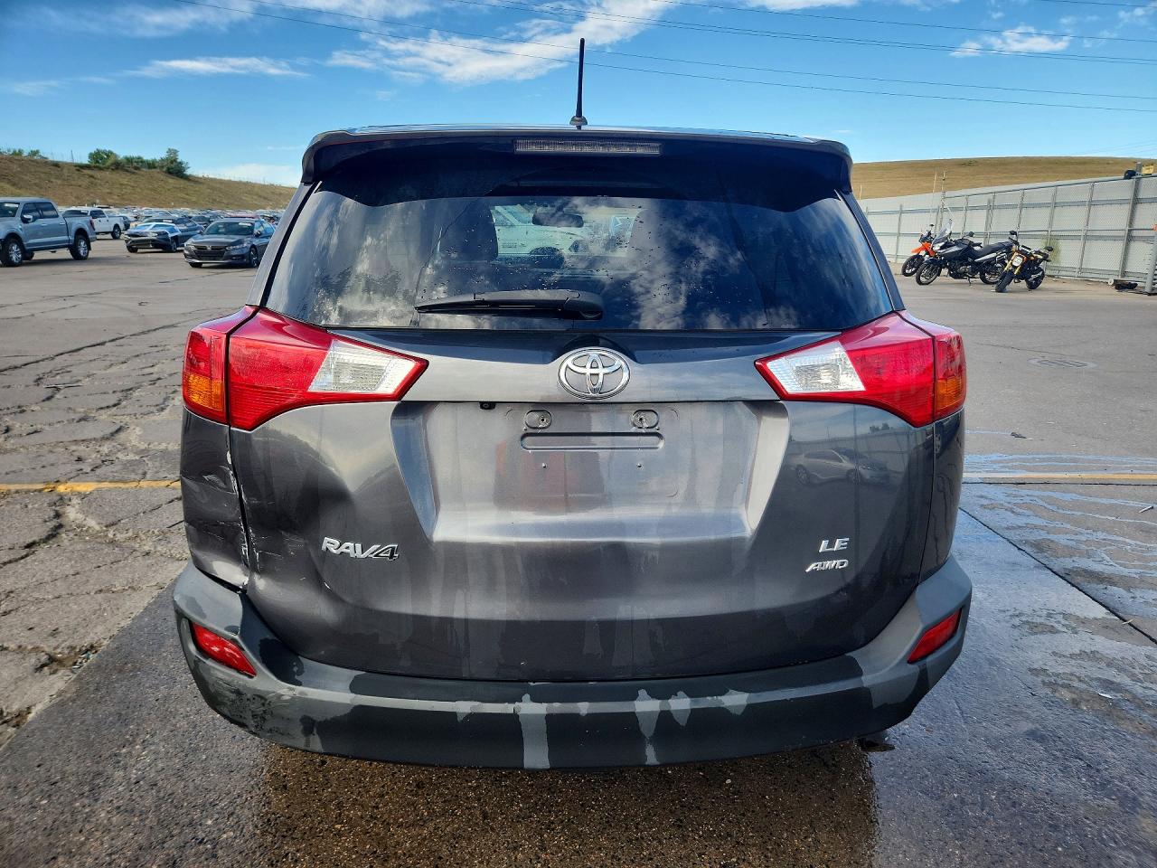 2013 Toyota Rav4 Le Gray vin: 2T3BFREV2DW051176